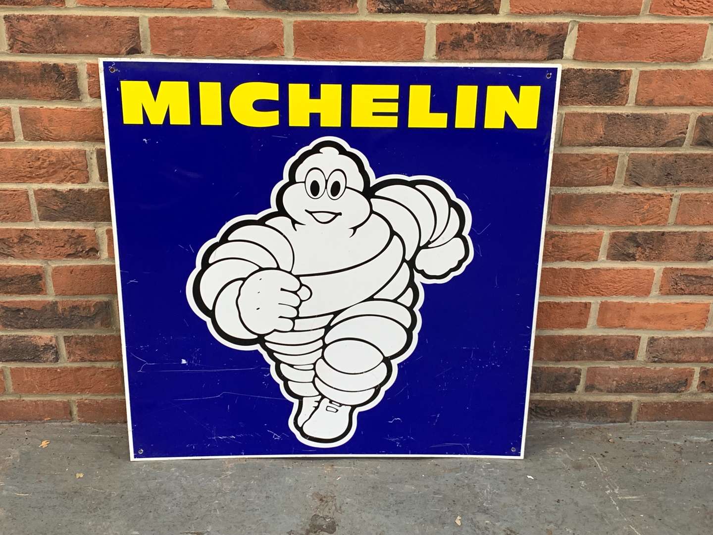 <p>Michelin Running Man Aluminium Sign</p>