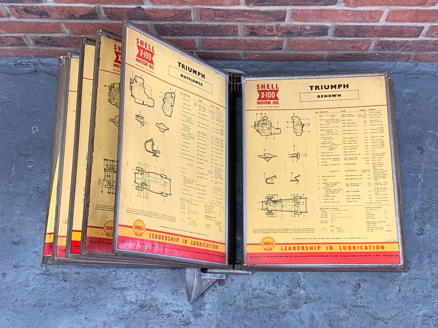 <p>Shell Motor Oil Wall Mounted Manuals&nbsp;</p>