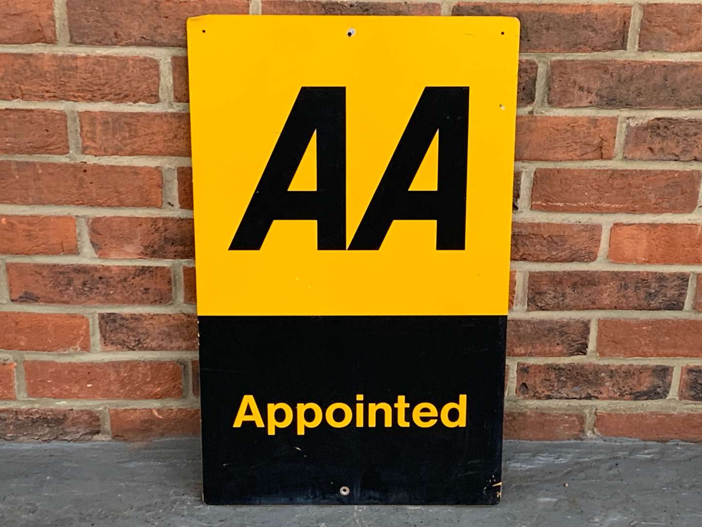 <p>AA Appointed Aluminium Sign</p>