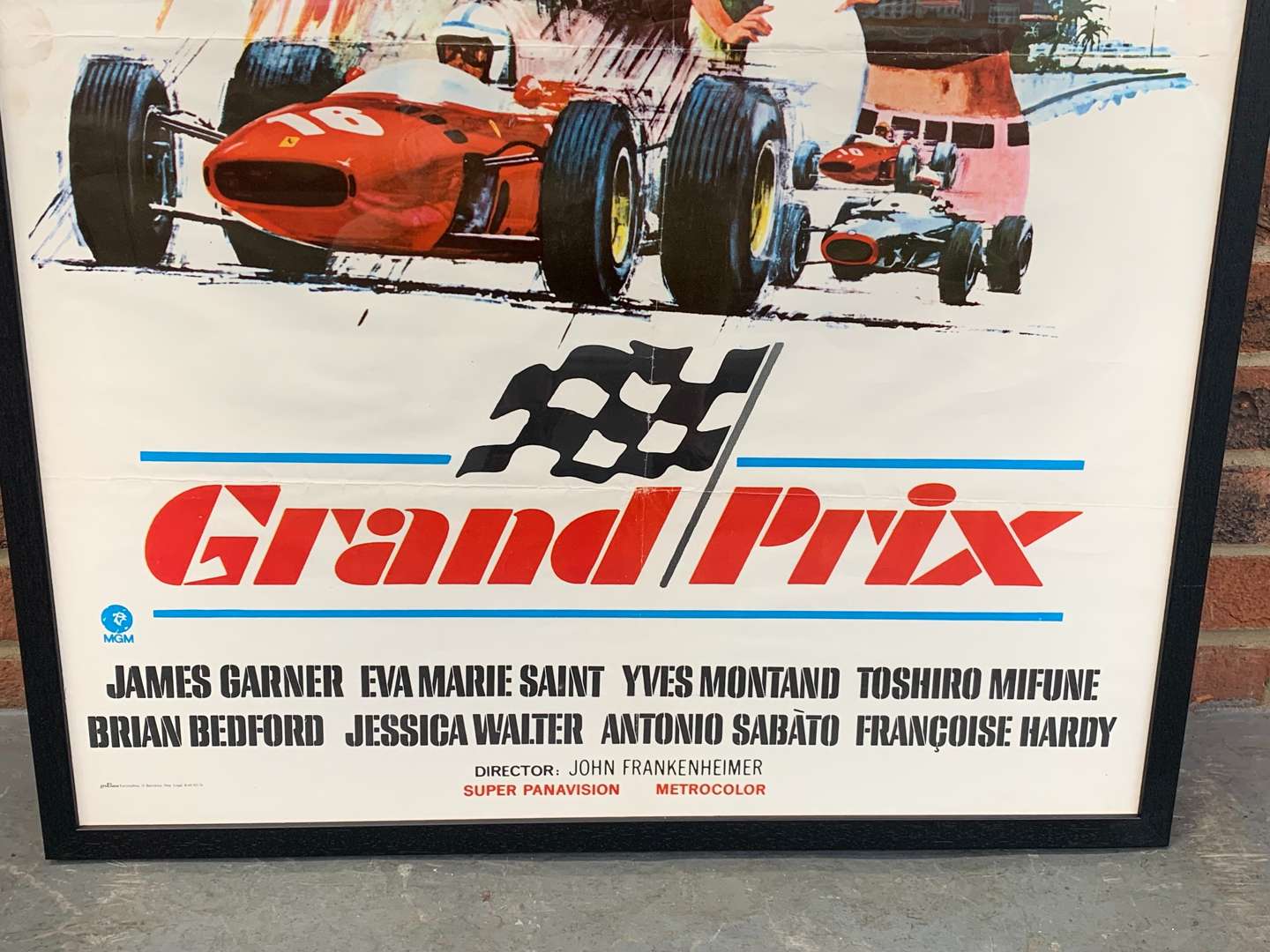 <p>Original Framed Grand Prix Film Poster</p>