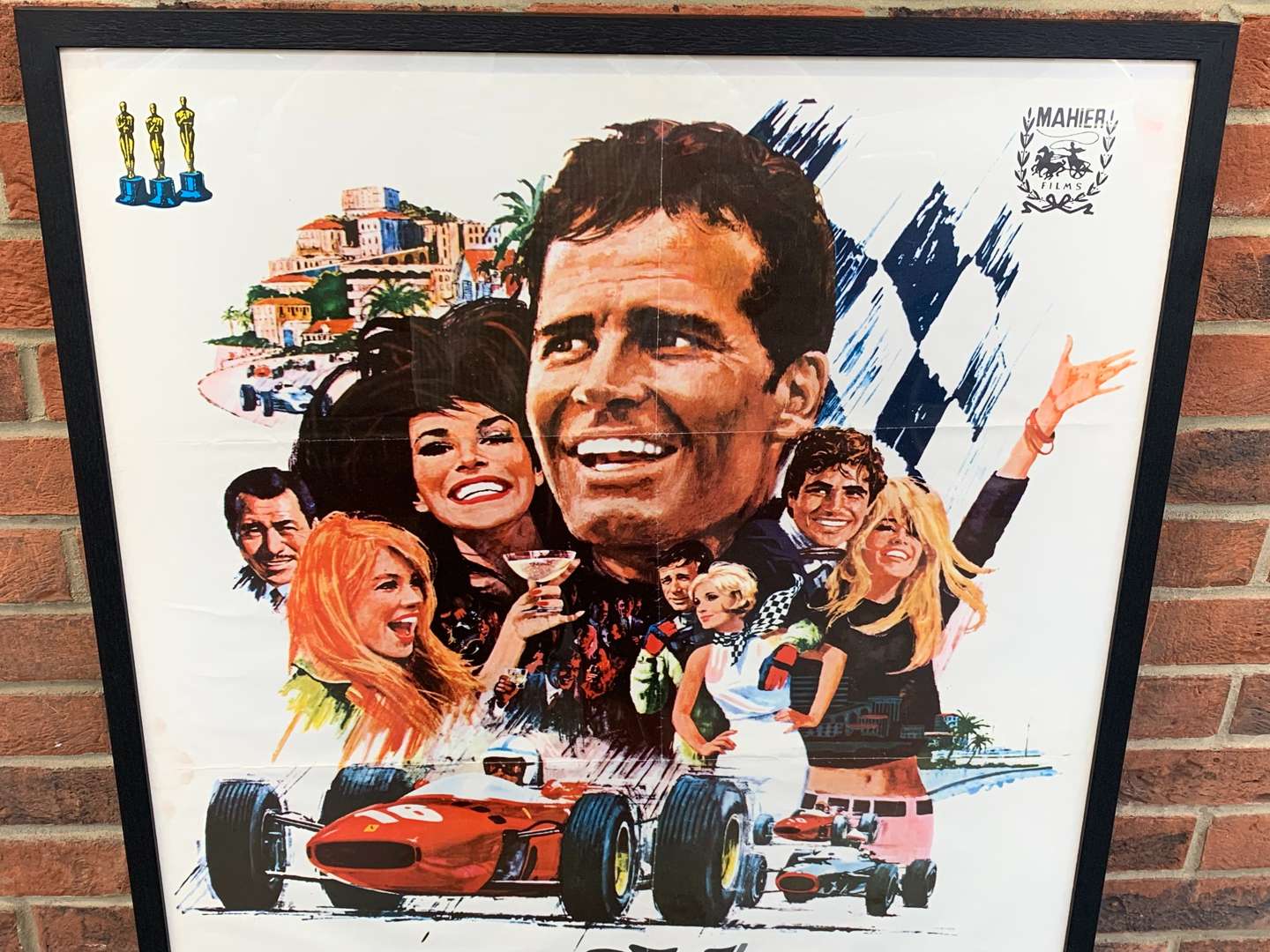 <p>Original Framed Grand Prix Film Poster</p>