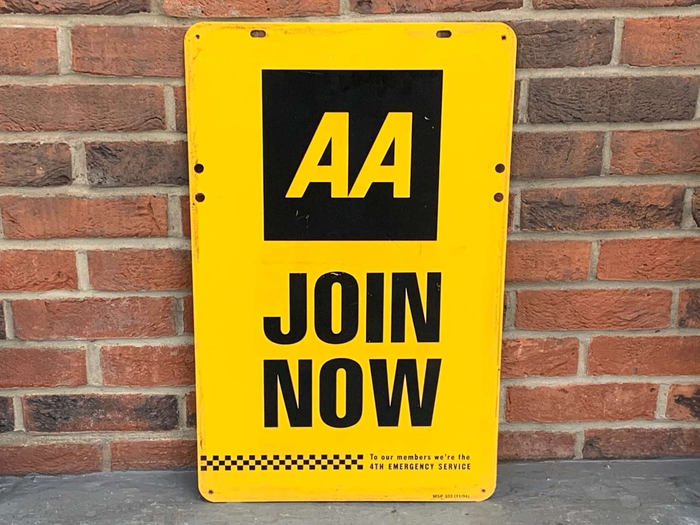 <p>AA Join Now Aluminium Sign</p>