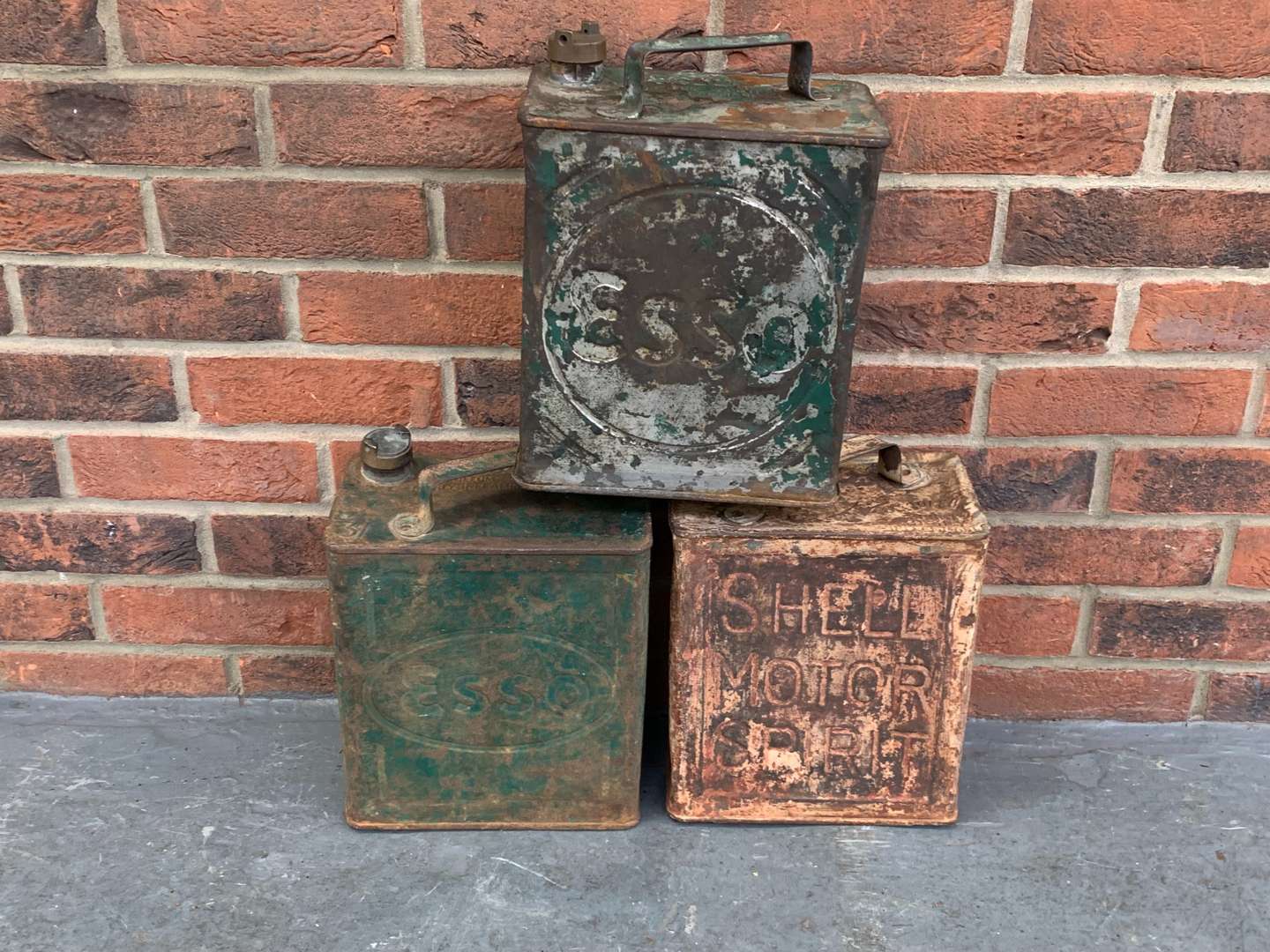 <p>Three 2 Gallon Petrol Cans</p>