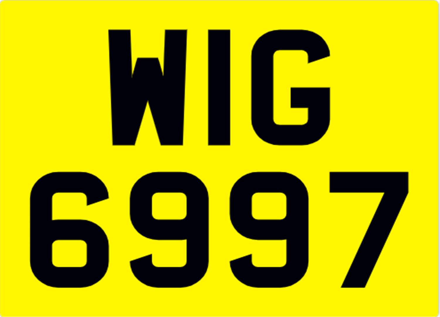 <p>&nbsp; WIG 6997 Registration Number&nbsp;</p>