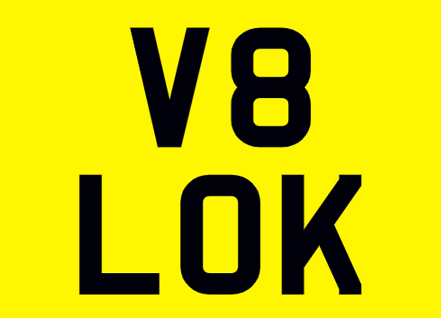 <p>&nbsp; V8 LOK Registration Number&nbsp;</p>