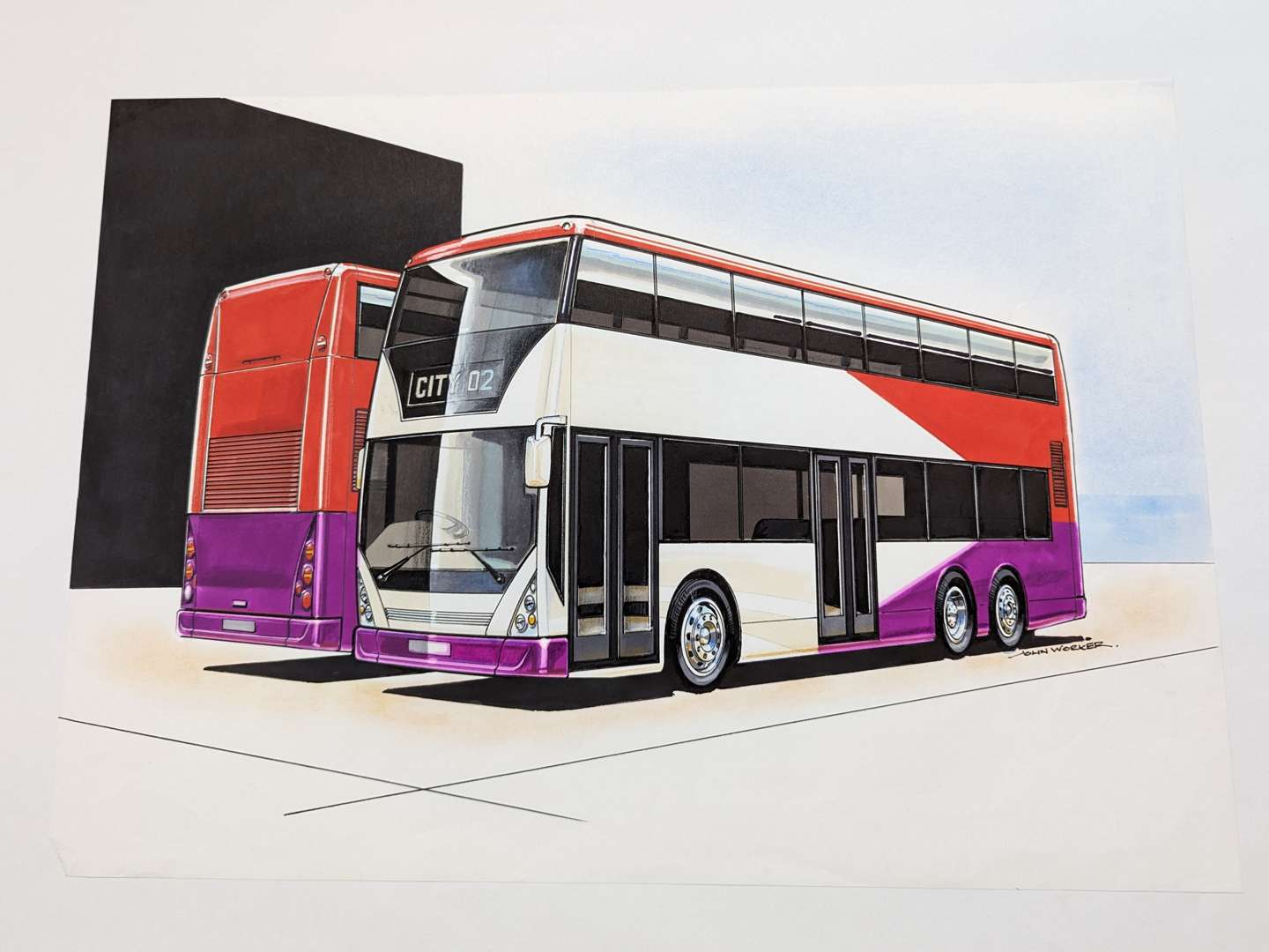 <p>Singapore Bus Service Transit Double Decker Design Concept&nbsp;</p>