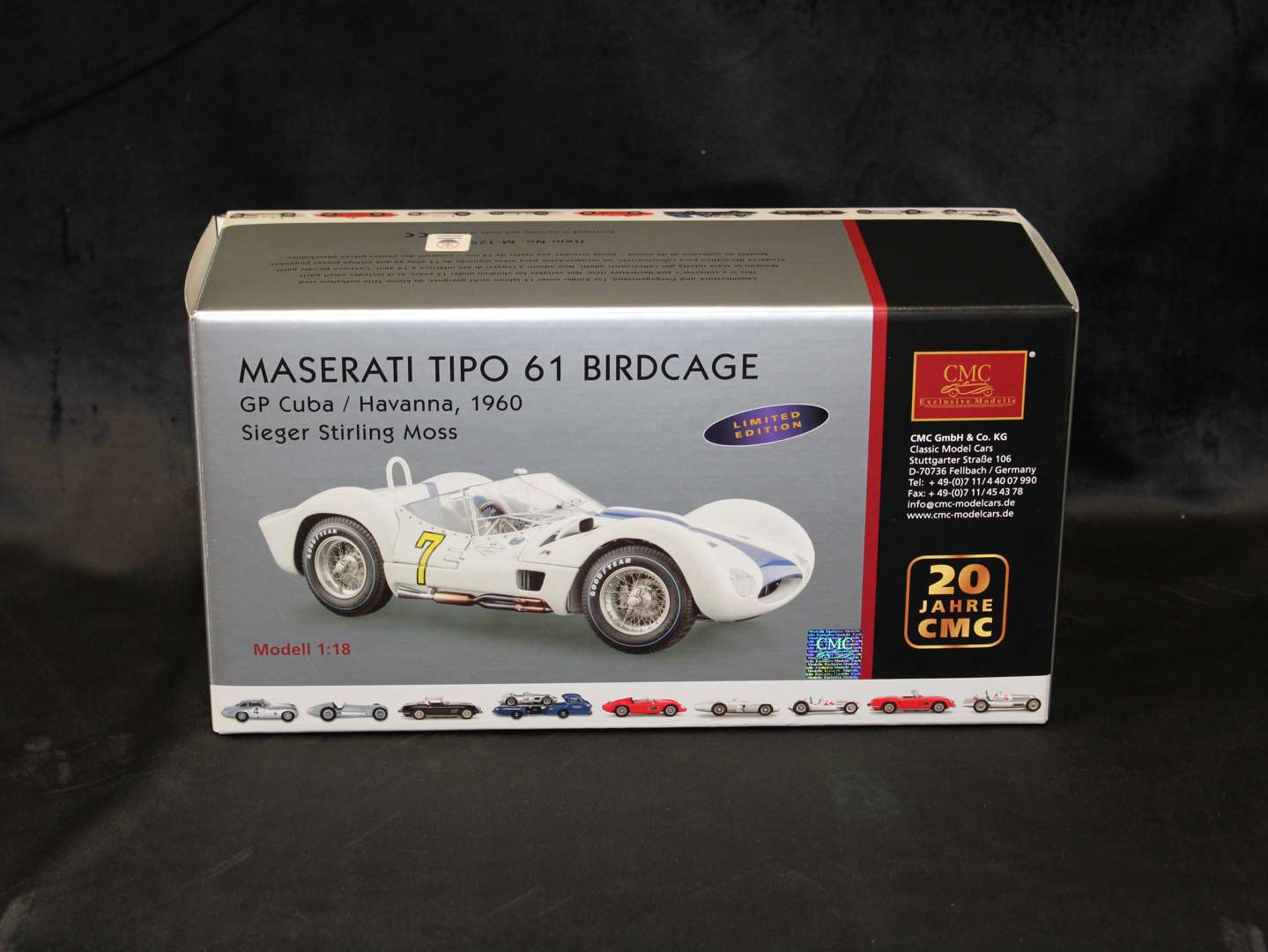 <p>1960 CMC Maserati Tipo 61 Birdcage model</p>