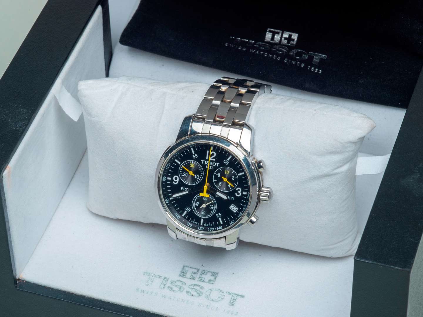 <p>Tissot Chronograph PRC200 men's watch</p>