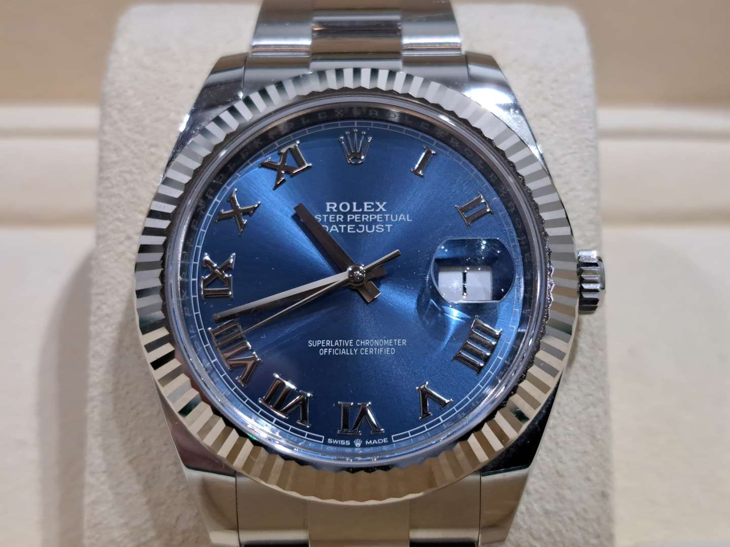 <p>2021 Rolex Datejust 41 watch</p>