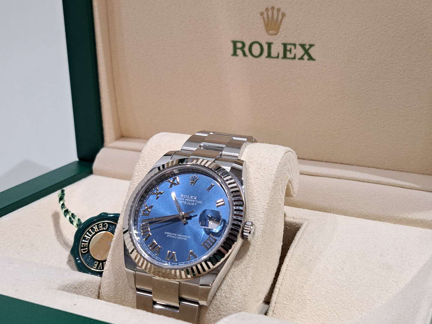 <p>2021 Rolex Datejust 41 watch</p>