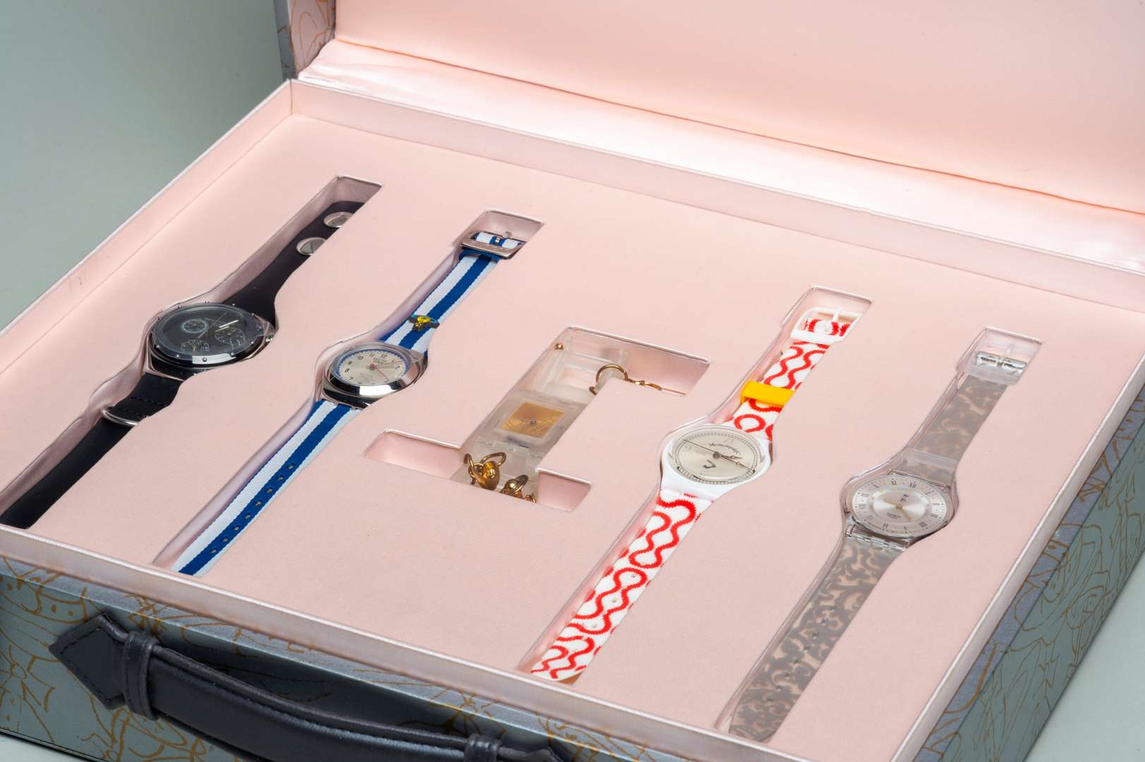 <p>Vivienne Westwood Swatch watch box set</p>