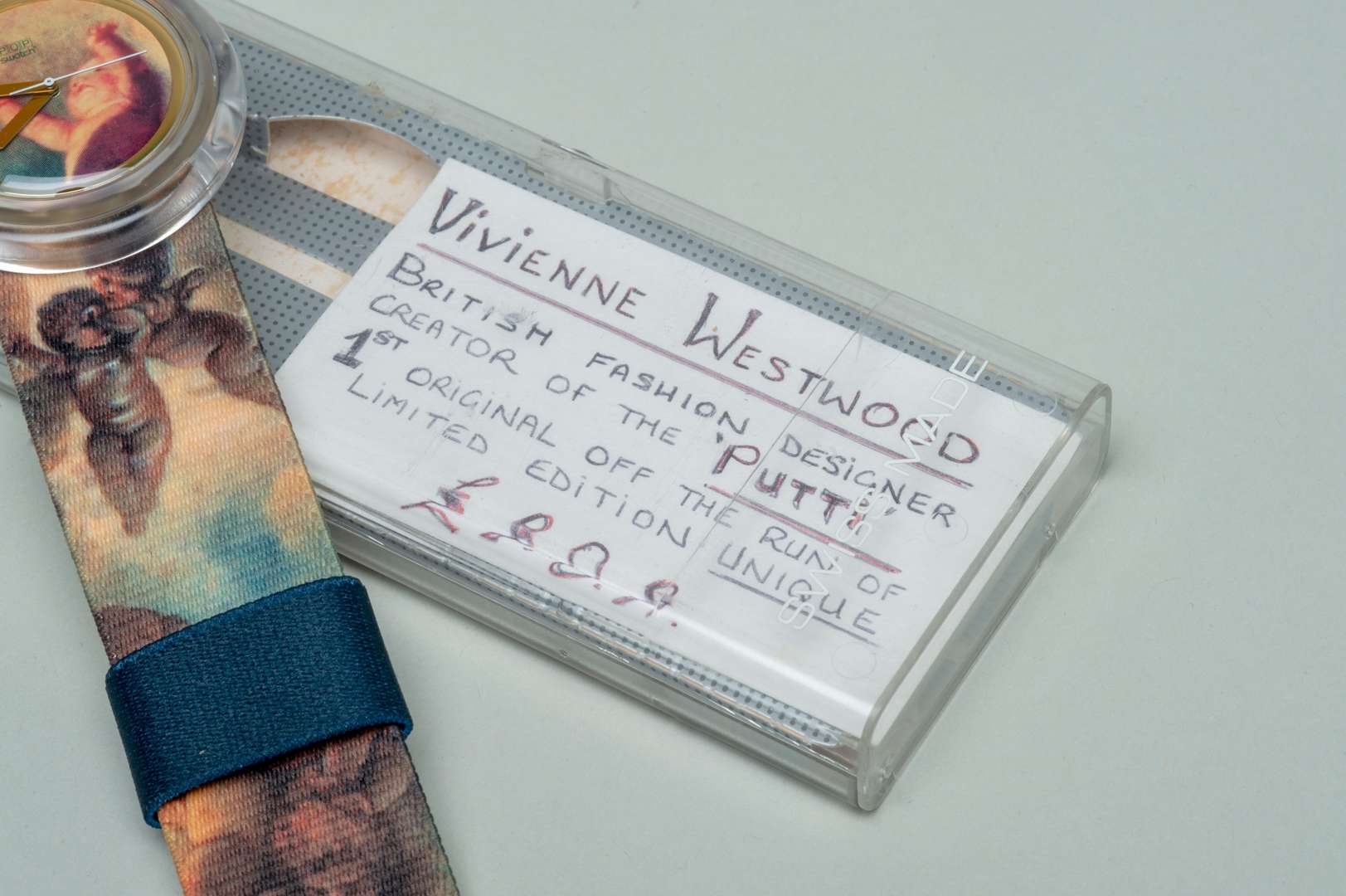 <p>Vivienne Westwood pop “Putti” Swatch watch</p>