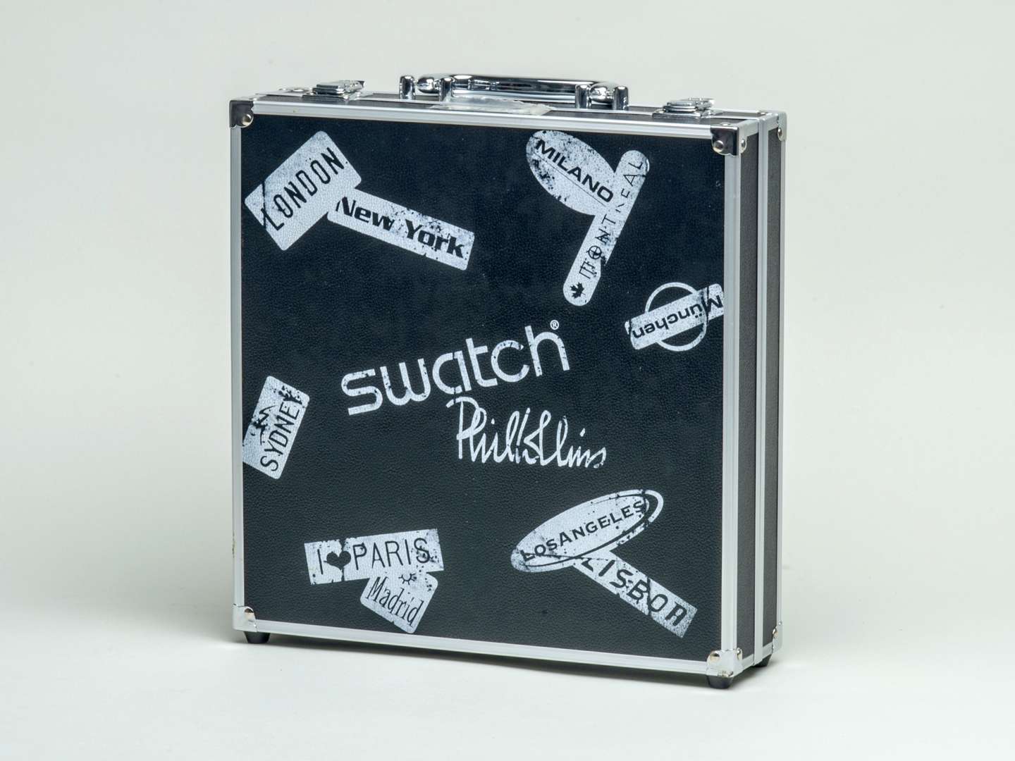 <p>Phil Collins Swatch watch collection</p>