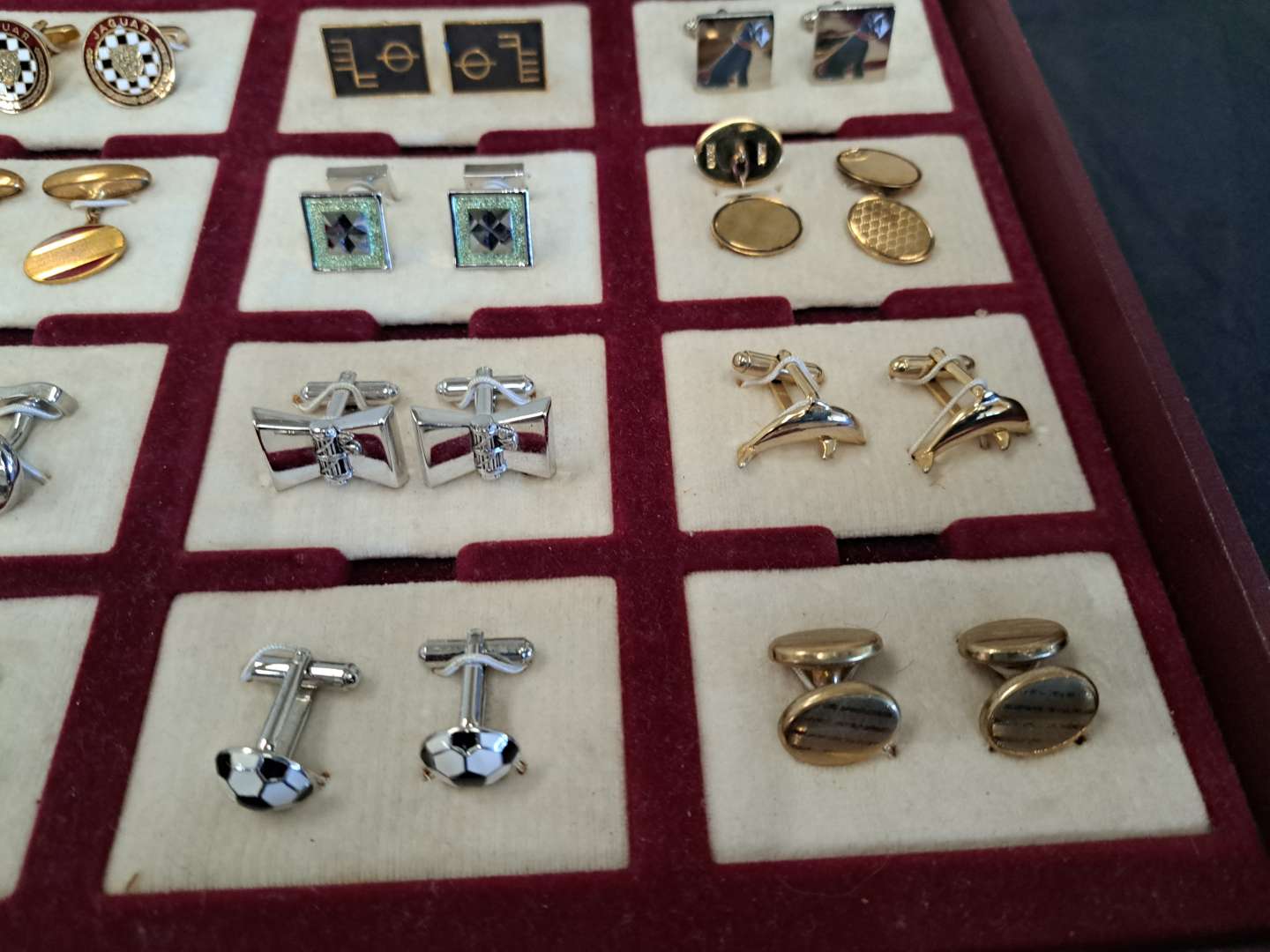<p>A selection of cufflinks</p>