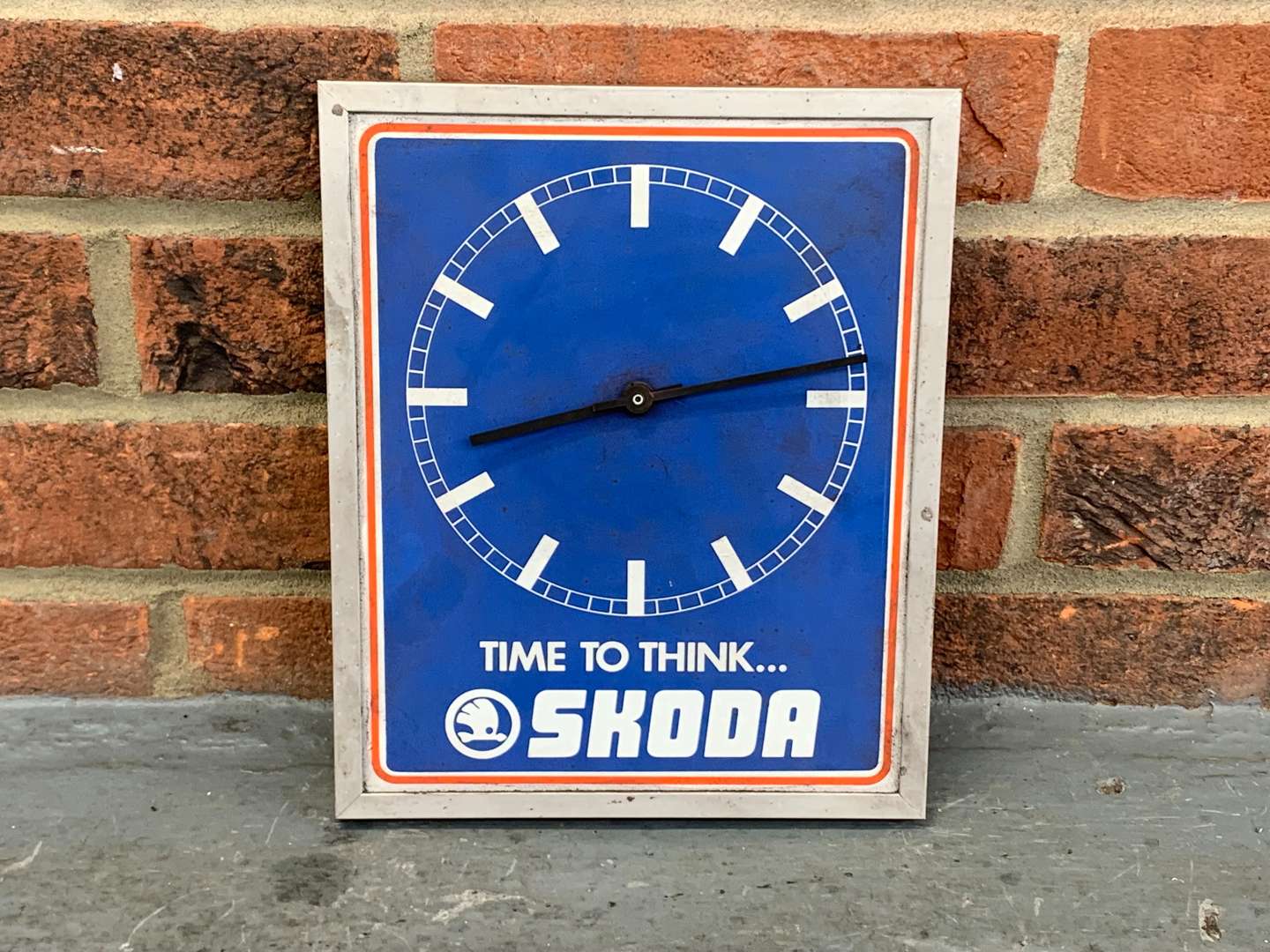 <p>Small Skoda Wall Clock</p>