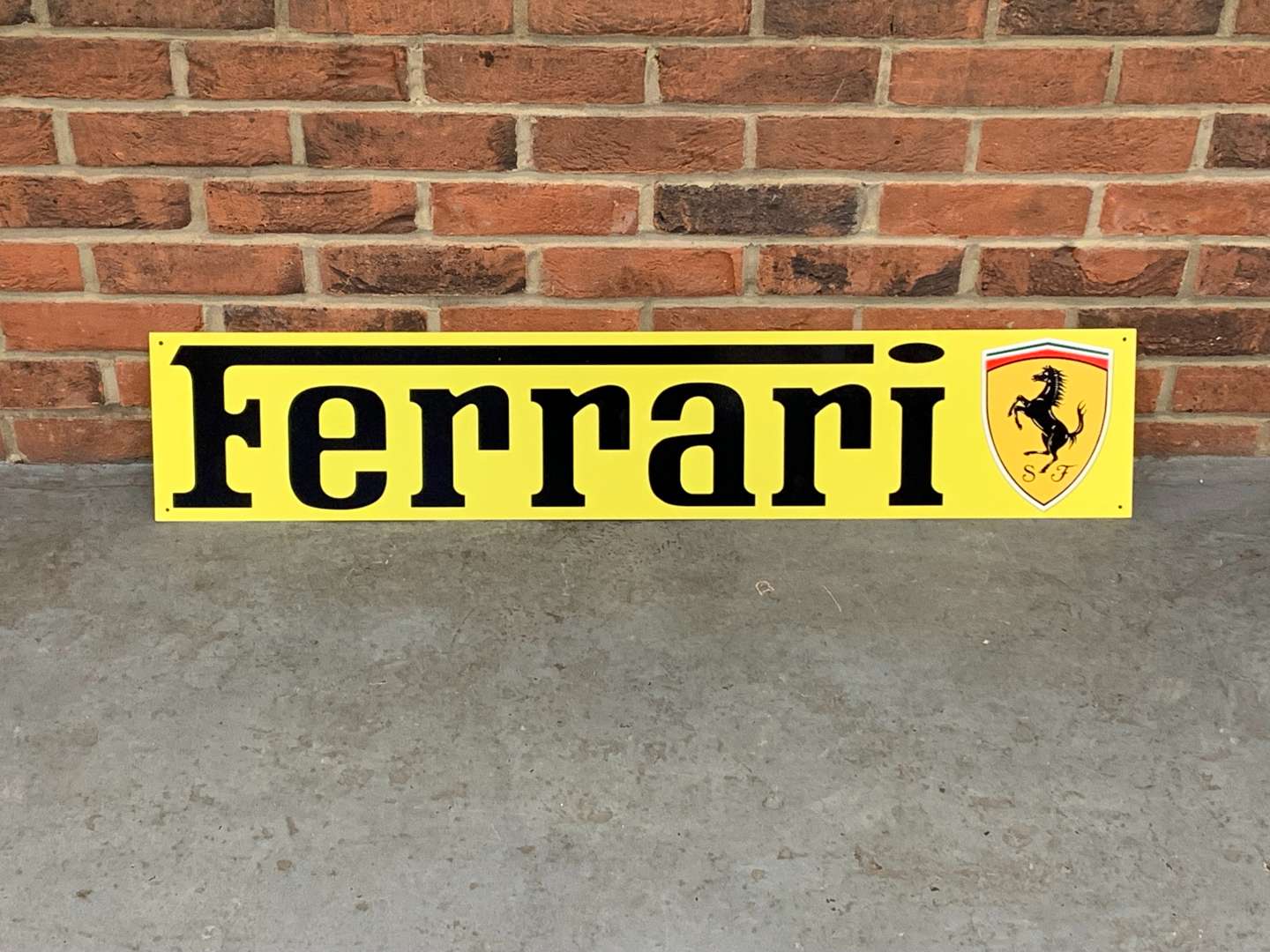 <p>Ferrari Metal Sign</p>