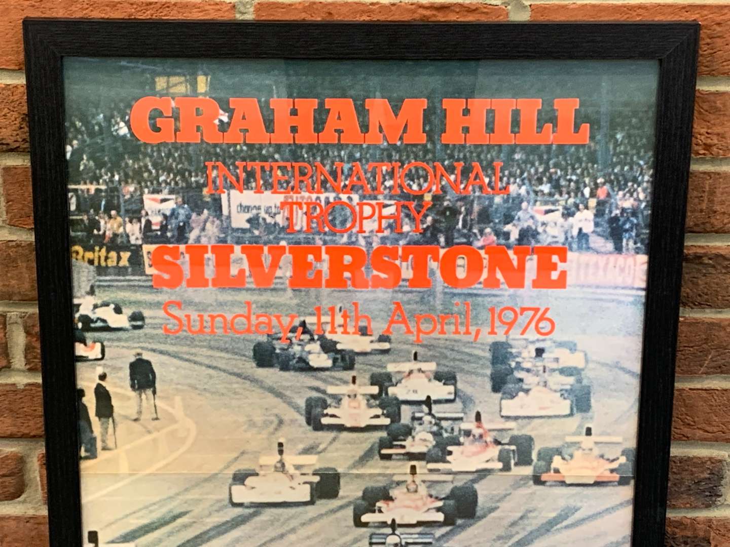 <p>Original 1976 Framed Silverstone Poster</p>