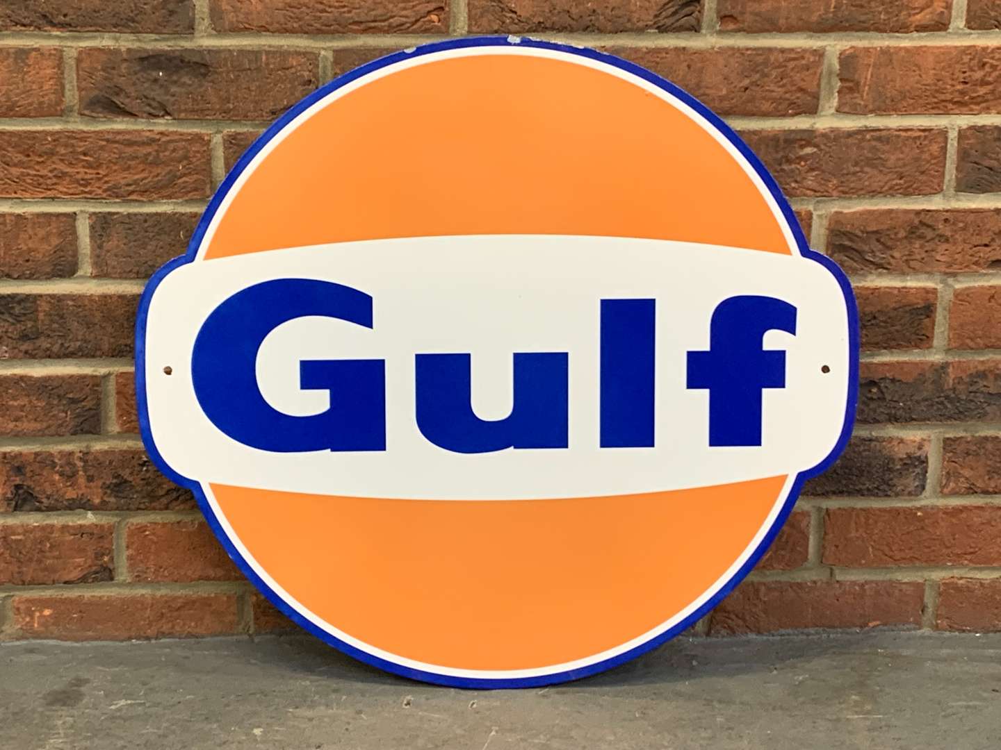 <p>Gulf Metal Sign</p>