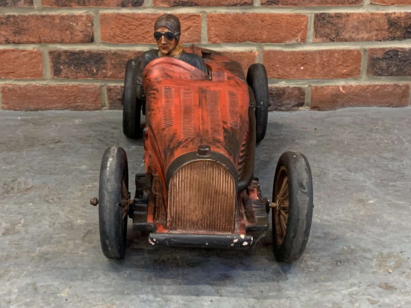 <p>Vintage Model of a Race Car</p>