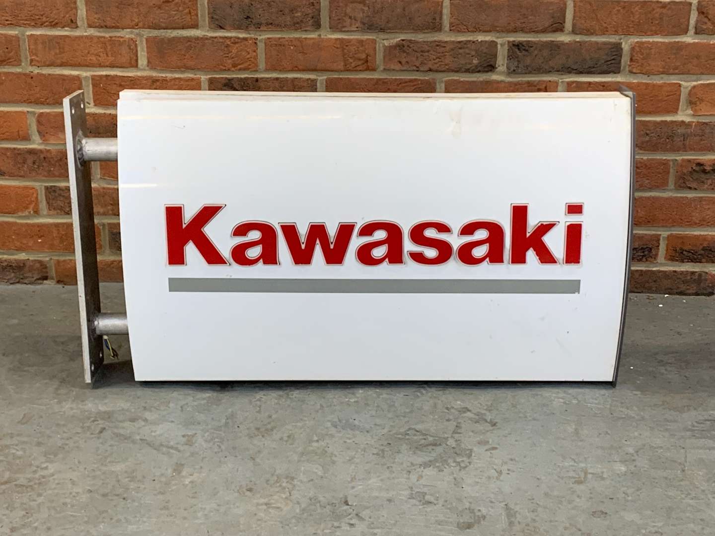 <p>Kawasaki Motorbike Dealership Sign</p>