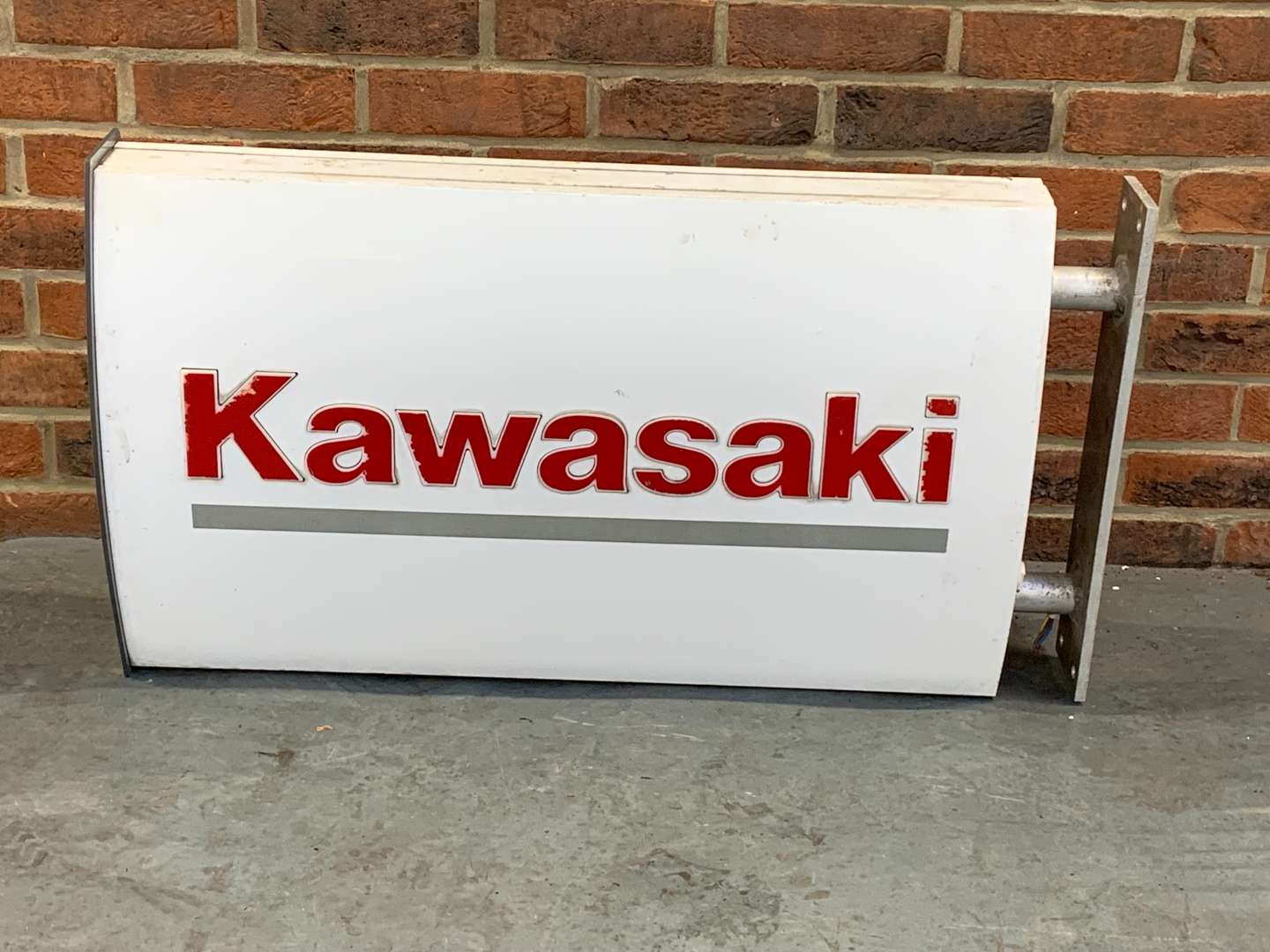 <p>Kawasaki Motorbike Dealership Sign</p>