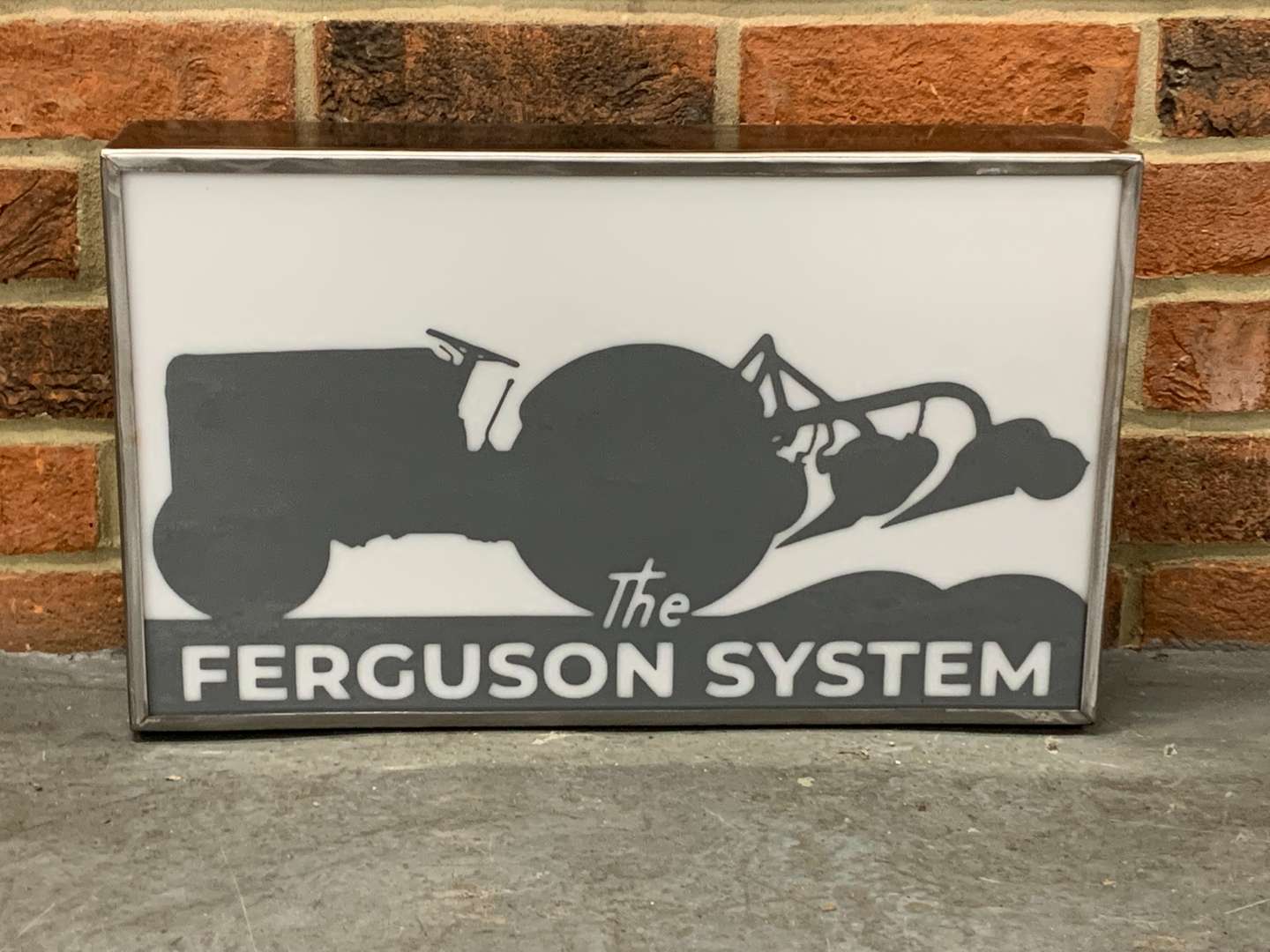 <p>The Ferguson System Made Illuminated Display</p>
