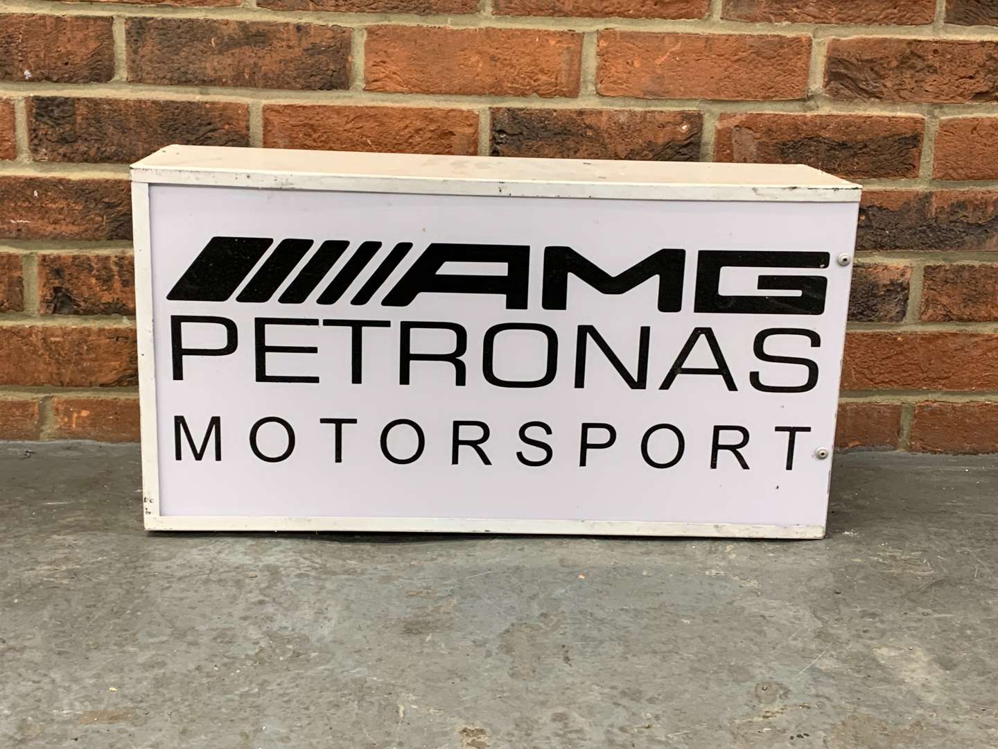 <p>AMG Petronas Motorsport Made Light Box</p>