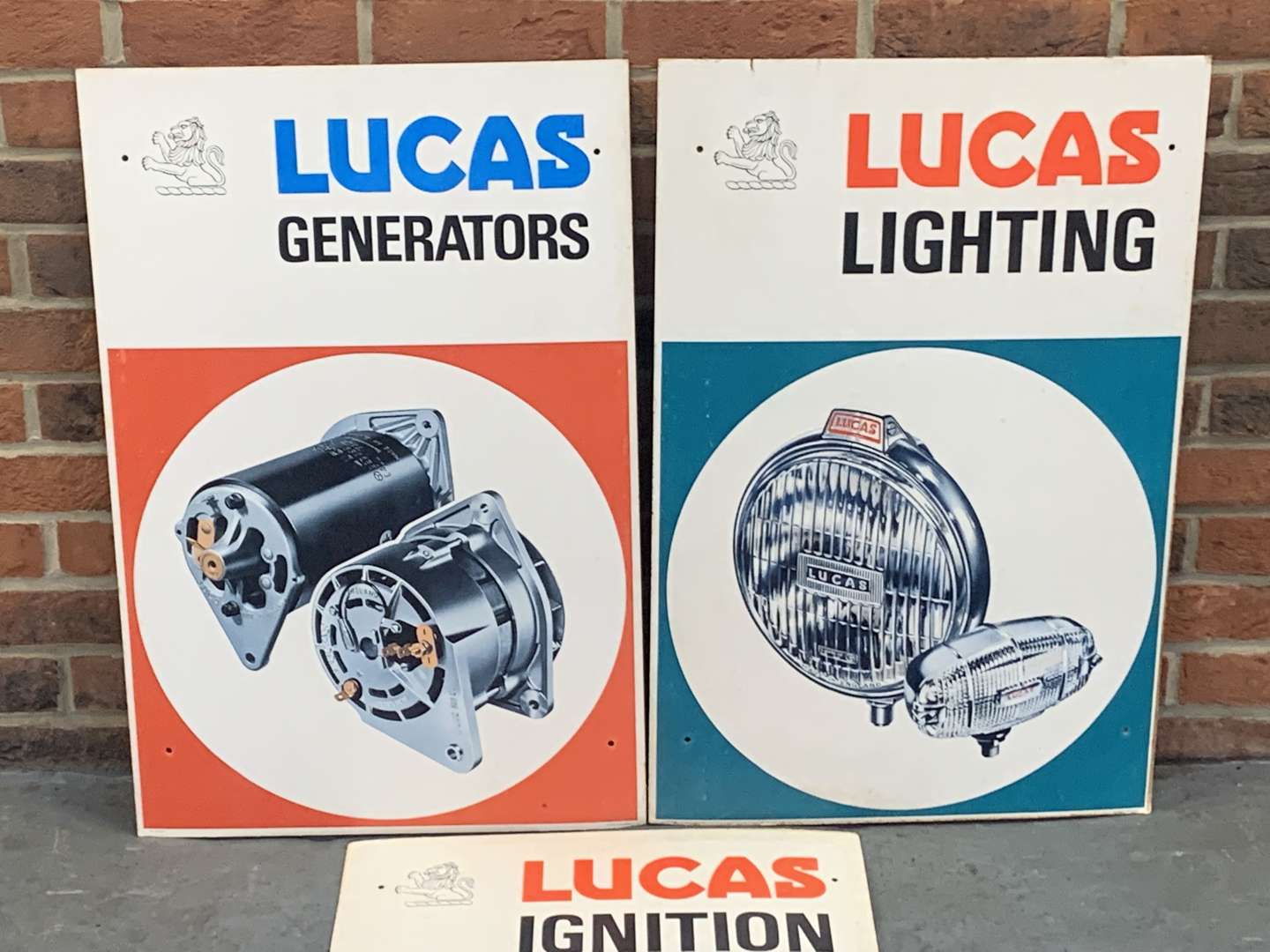 <p>Lucas Generators, Lighting and Ignition Signs on Board</p>