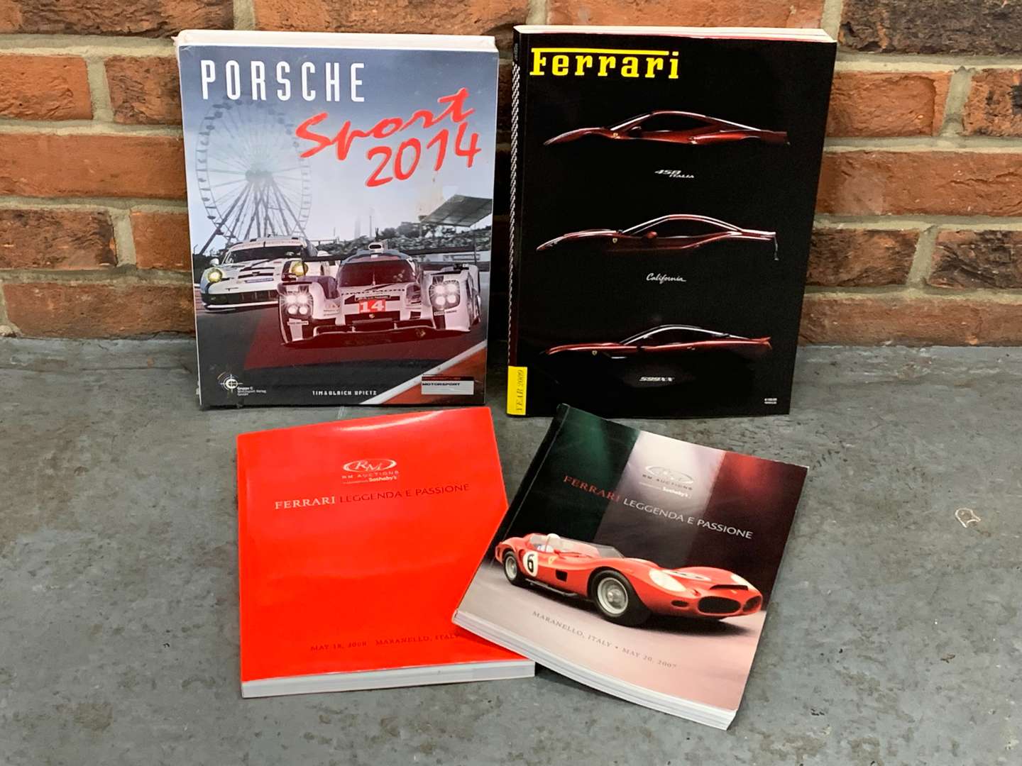 <p>Ferrari and Porsche Books</p>