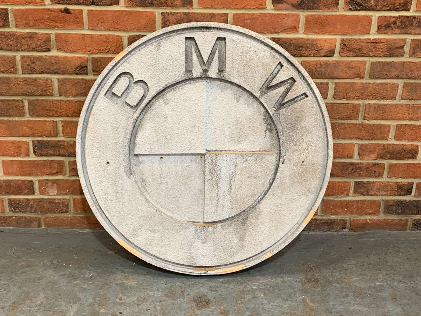 <p>BMW Wooden Emblem Sign</p>