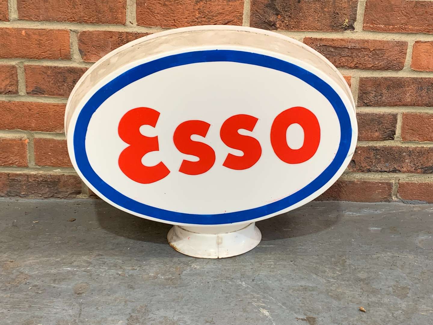 <p>Plastic Esso Petrol Globe</p>