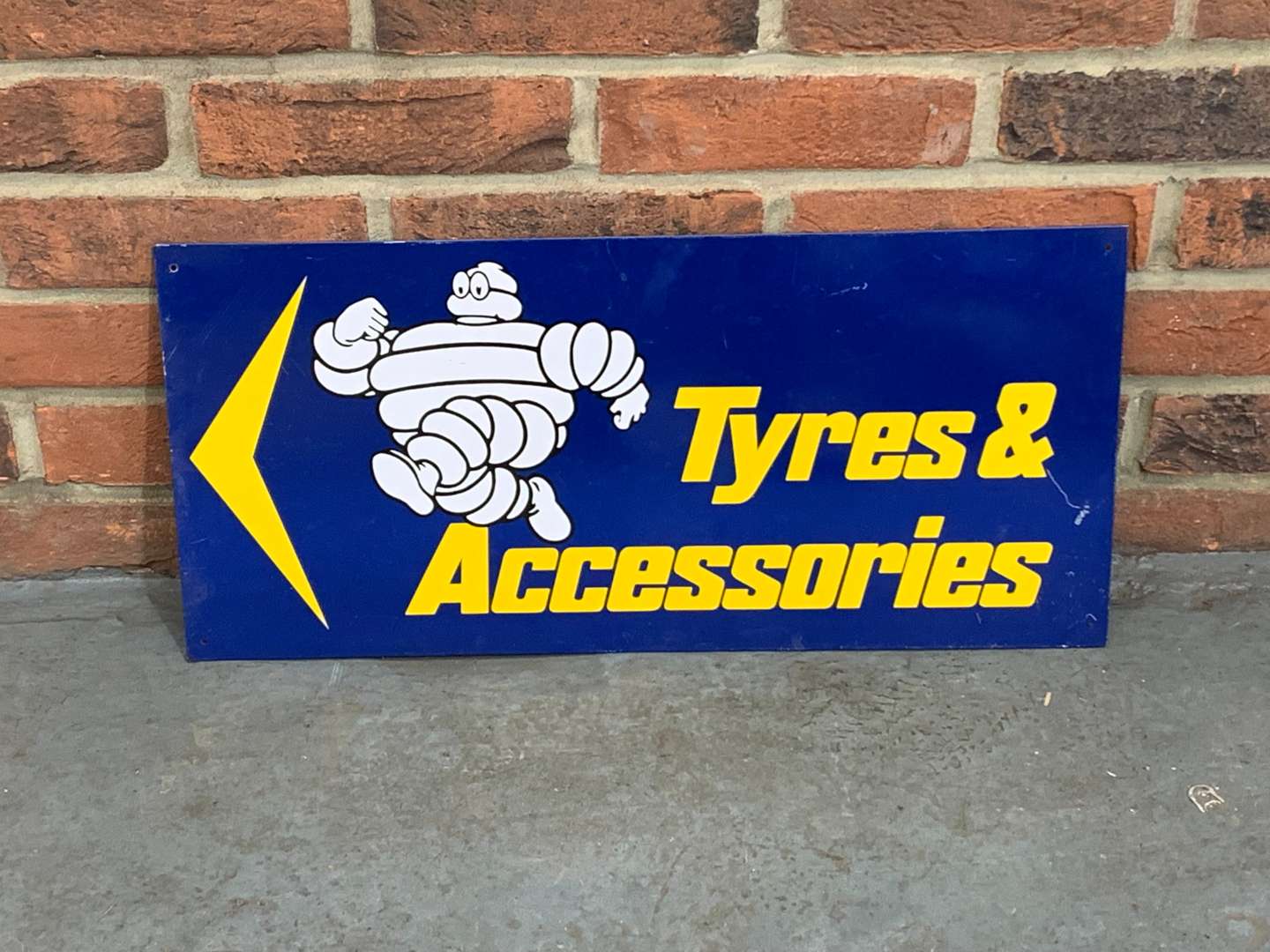<p>Tin Michelin Tyres and Accessories Sign&nbsp;</p>
