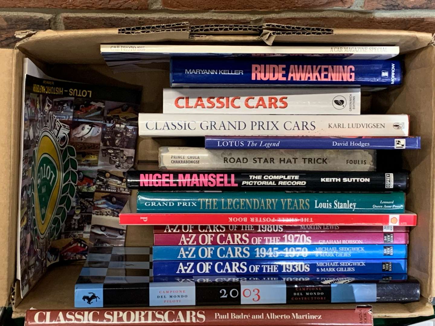 <p>Two Boxes of Motoring Books&nbsp;</p>