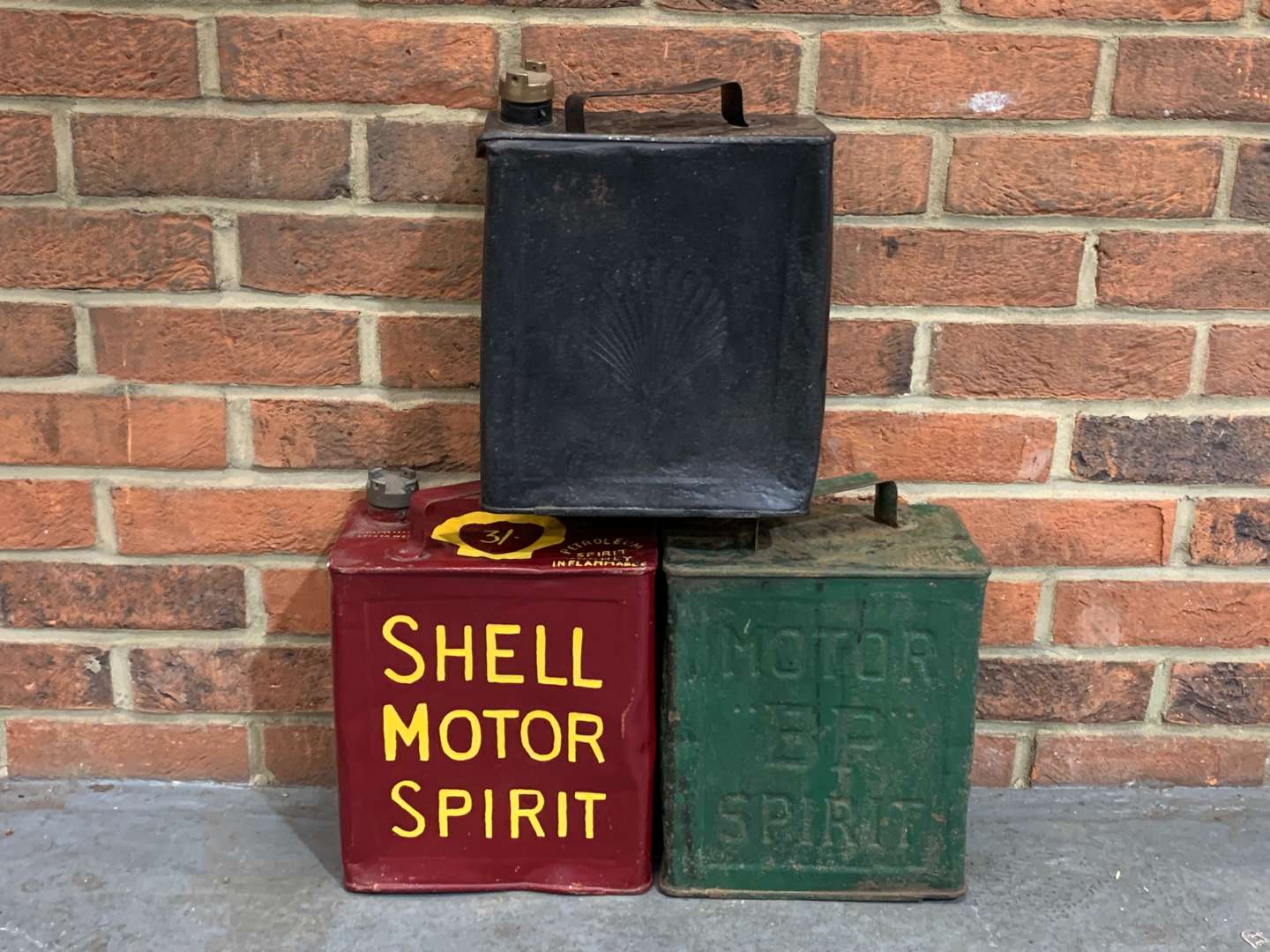 <p>Three, Two Gallon Fuel Cans&nbsp;</p>