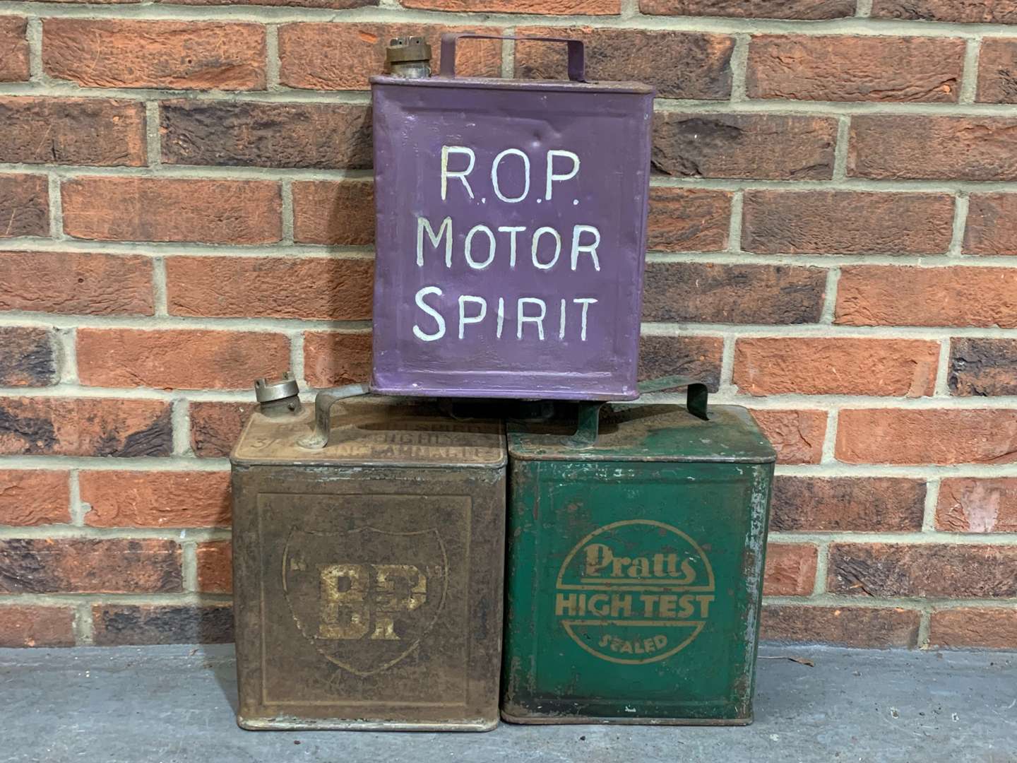 <p>Three, Two Gallon Fuel Cans&nbsp;</p>