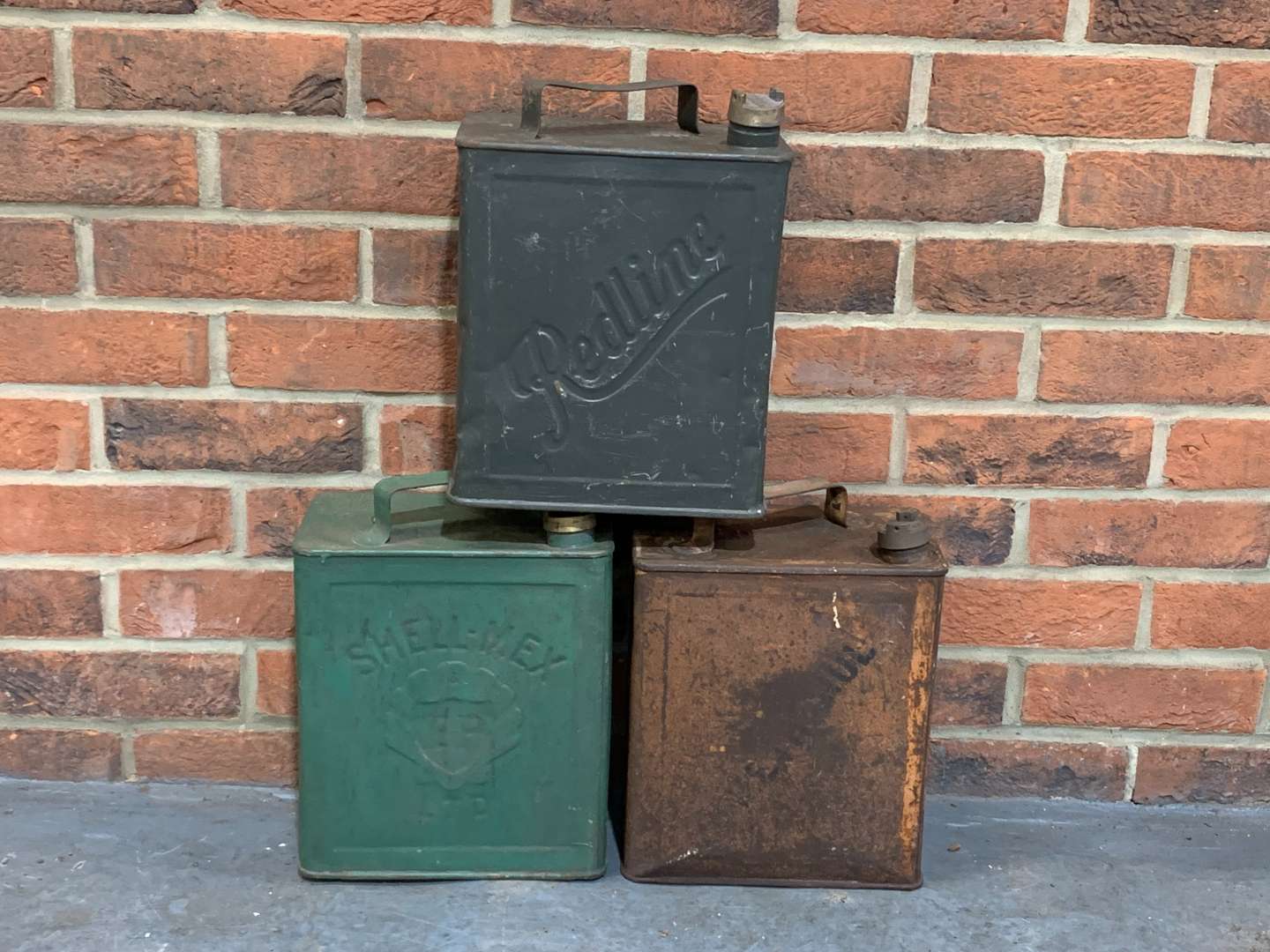 <p>Three, Two Gallon Fuel Cans&nbsp;</p>