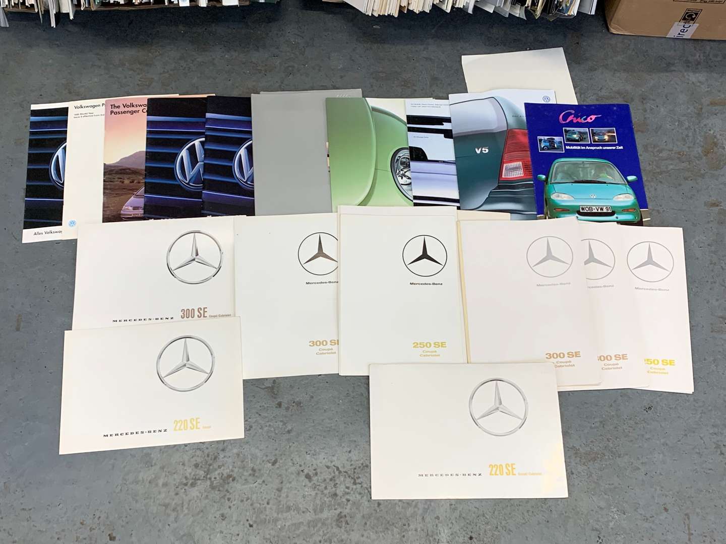<p>Three Boxes of German Motoring Literature&nbsp;</p>
