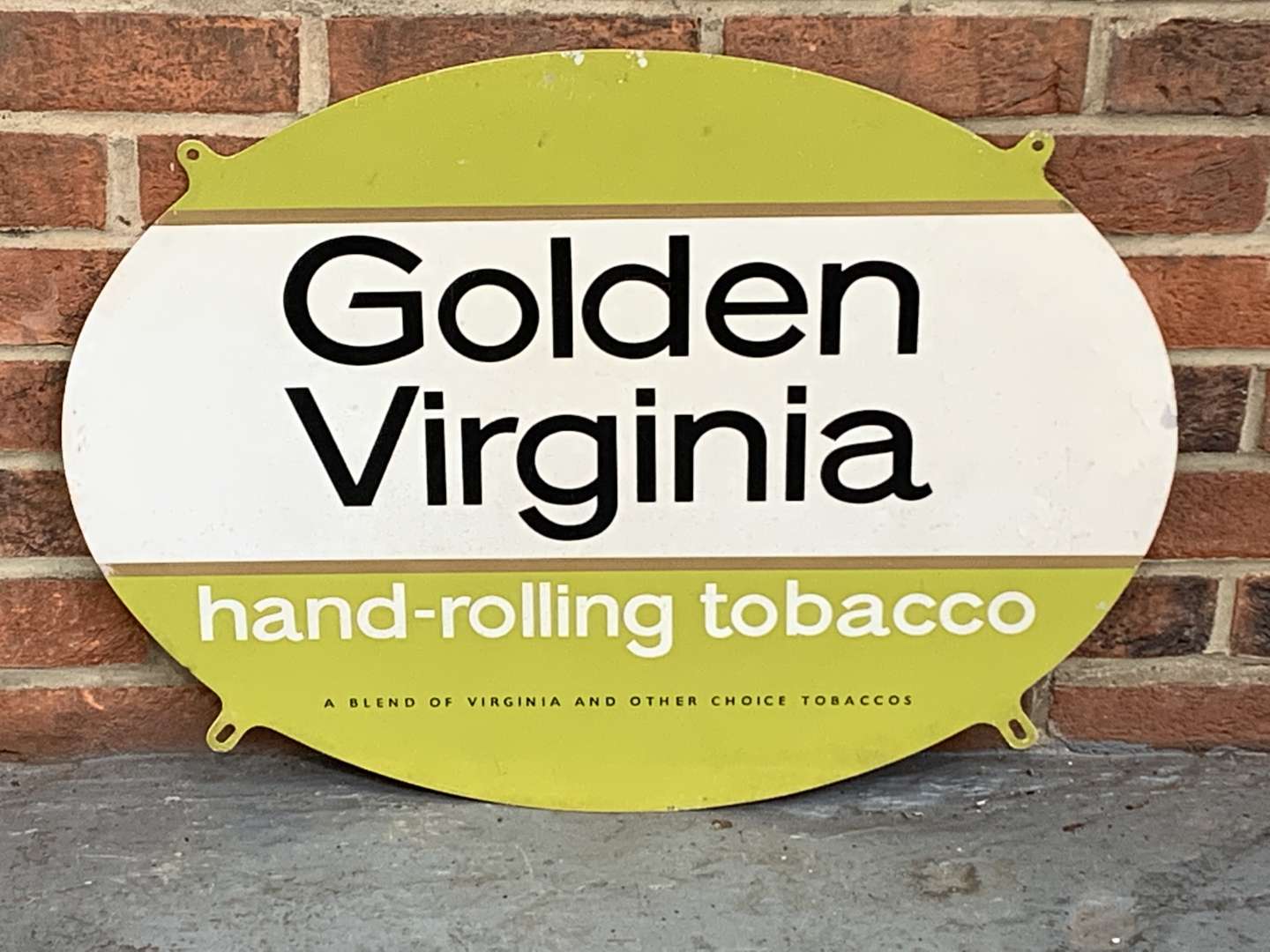 <p>Golden Virginia Tobacco Aluminium Sign</p>
