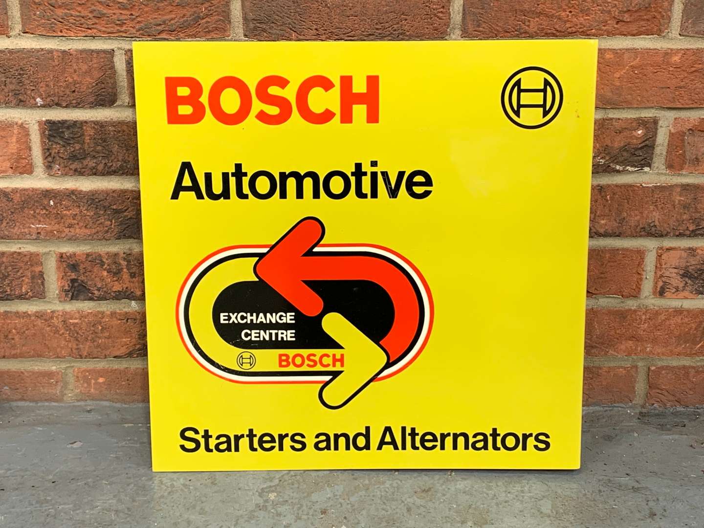 <p>Bosch Automotive Aluminium Flange Sign</p>