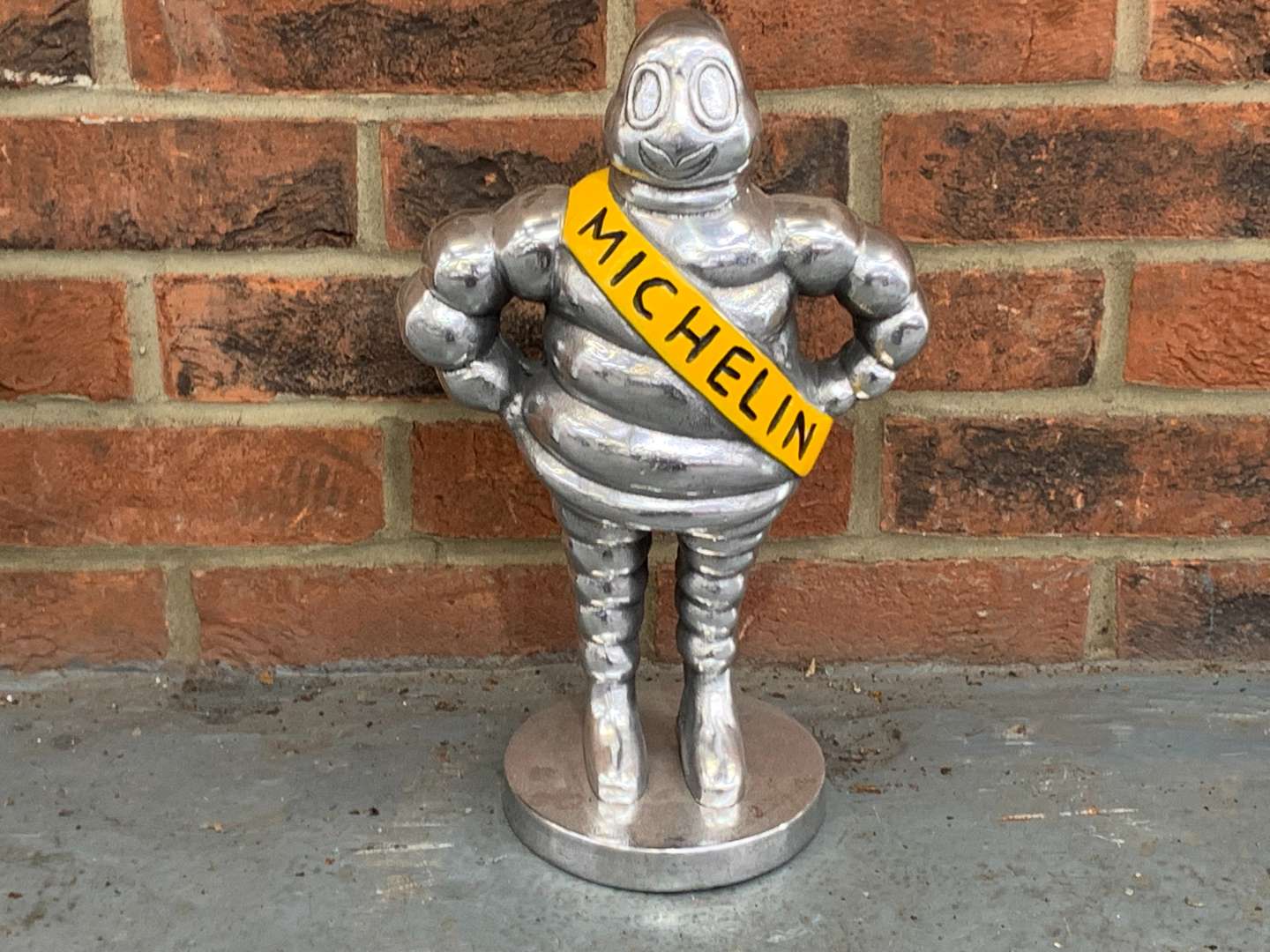 <p>Cast Aluminium Michelin Man</p>