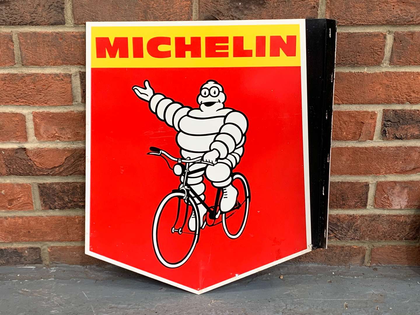 <p>Michelin Cycles Aluminium Flange Sign</p>
