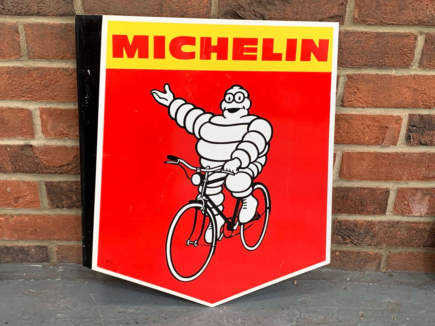 <p>Michelin Cycles Aluminium Flange Sign</p>