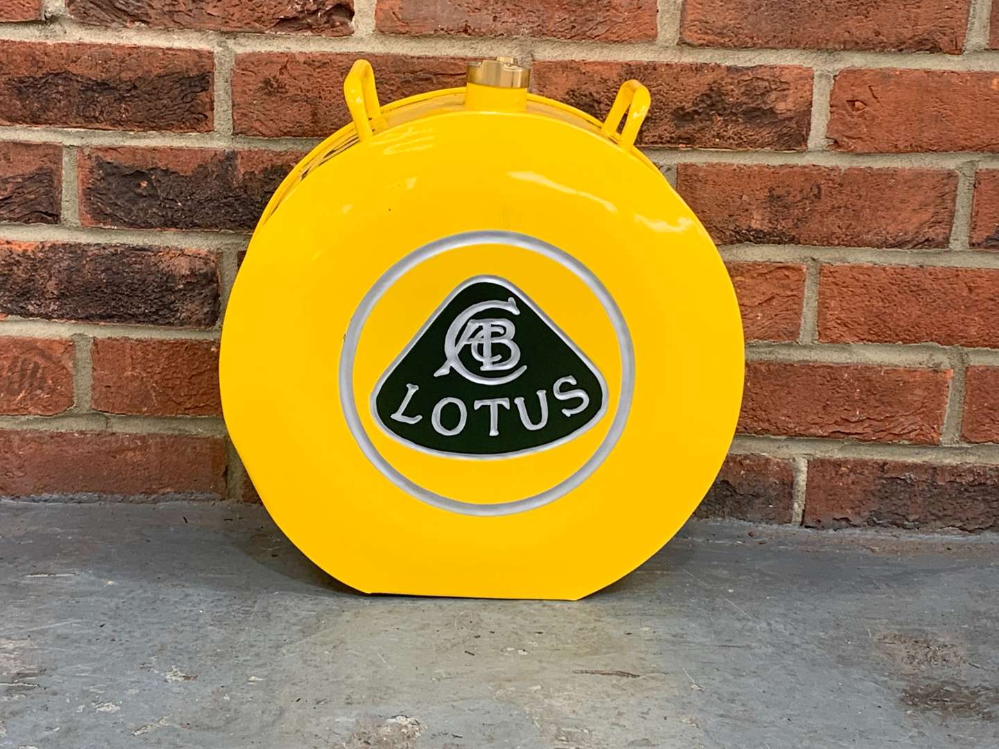 <p>Modern Lotus Two Handled Fuel Can</p>