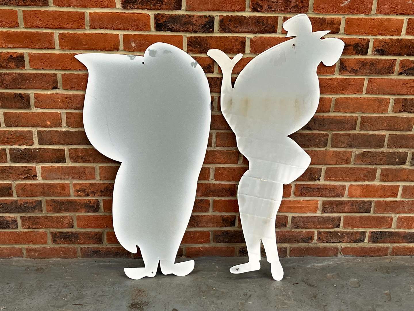 <p>Esso Mr and Mrs Drip Metal Signs</p>