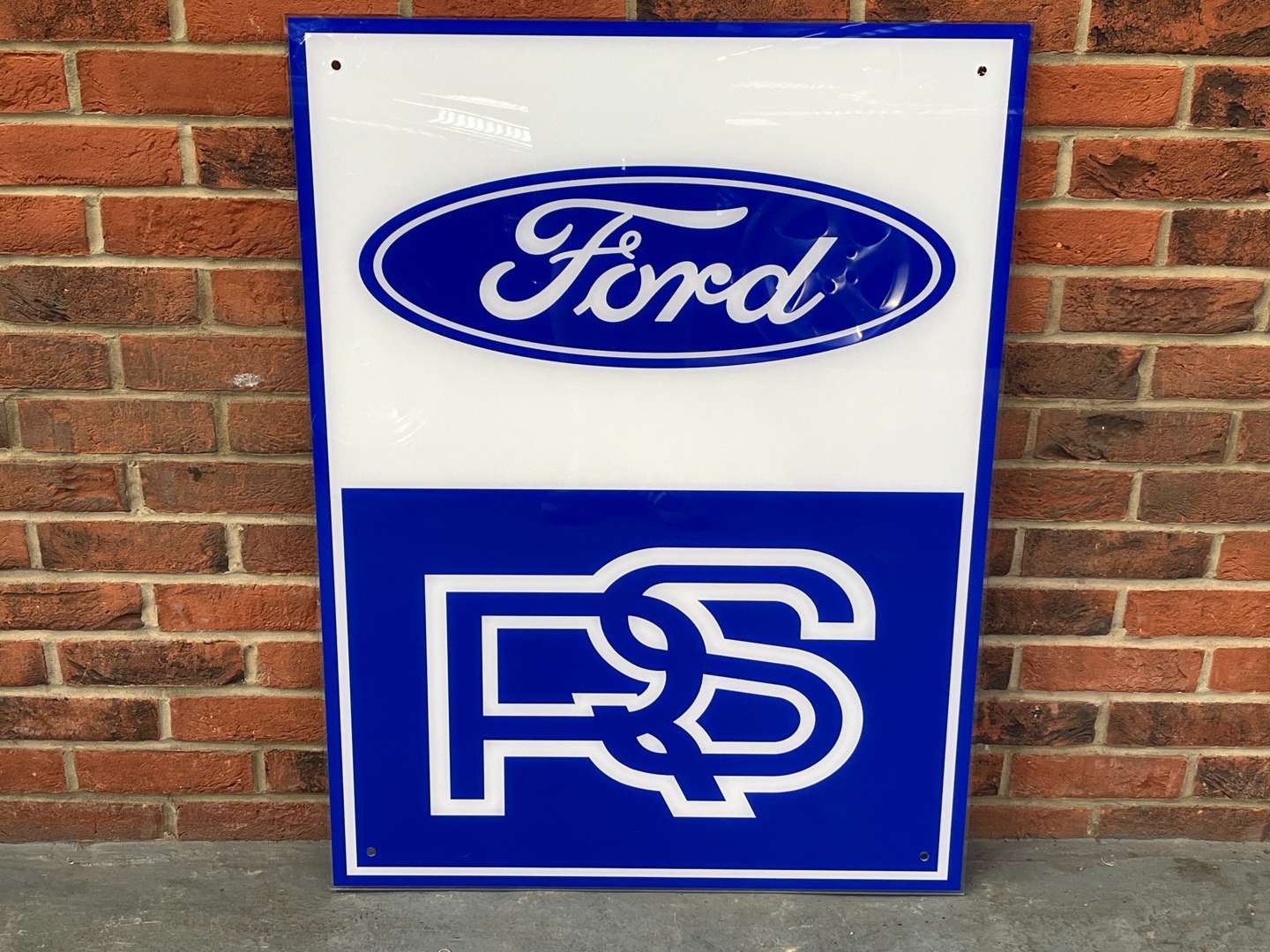 <p>Ford RS Large Perspex Sign</p>