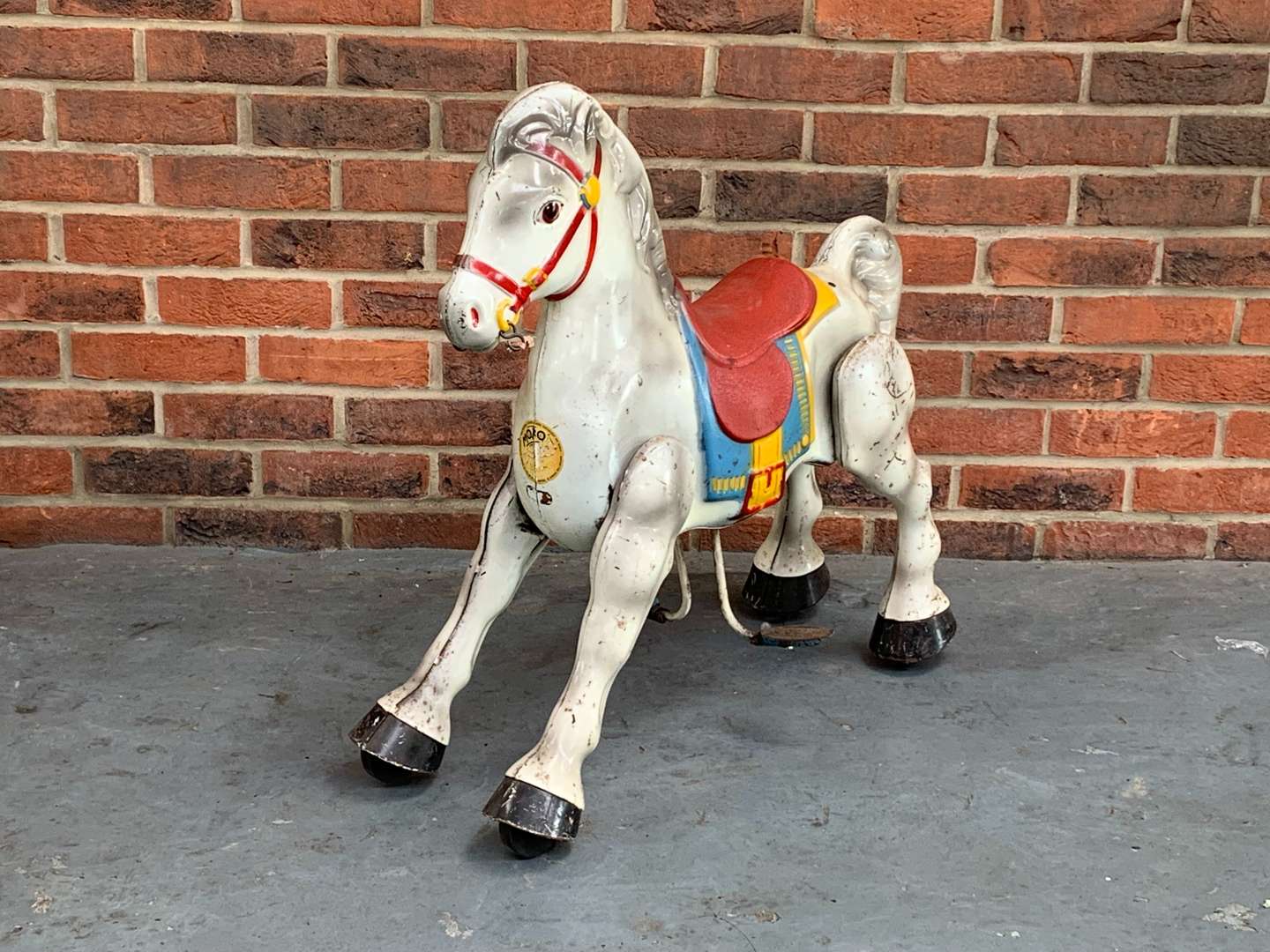 <p>MOBO Tin Plate Child's Ride On Horse</p>