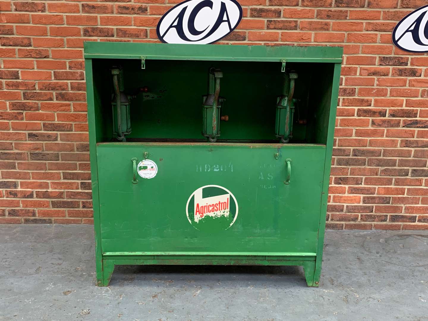 <p>Large Castrol Oil Cabinet</p>