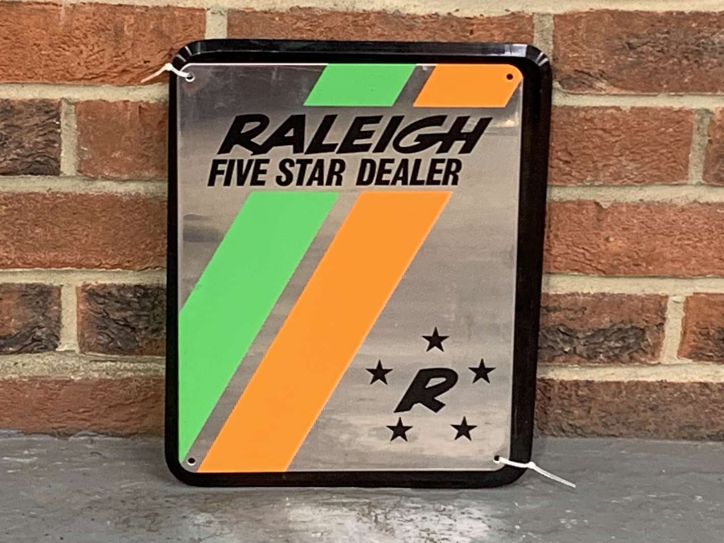 <p>Raleigh Five Star Dealer Sign</p>