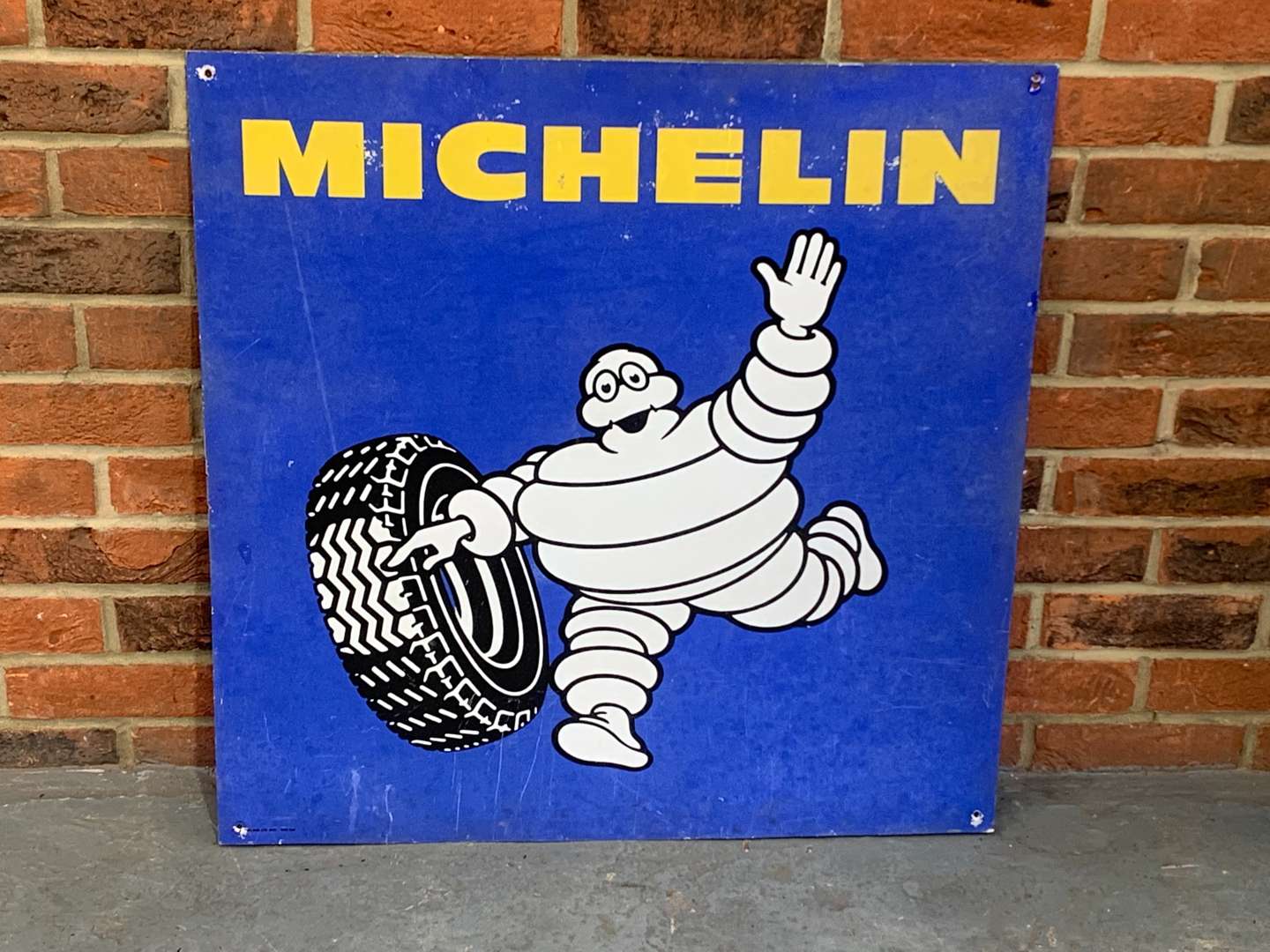 <p>Michelin Running Man Aluminium Sign</p>