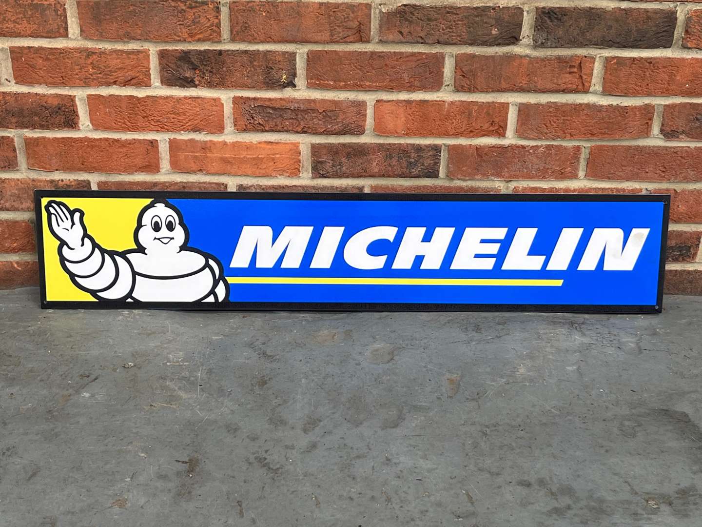 <p>Michelin Waving Man Metal Sign</p>